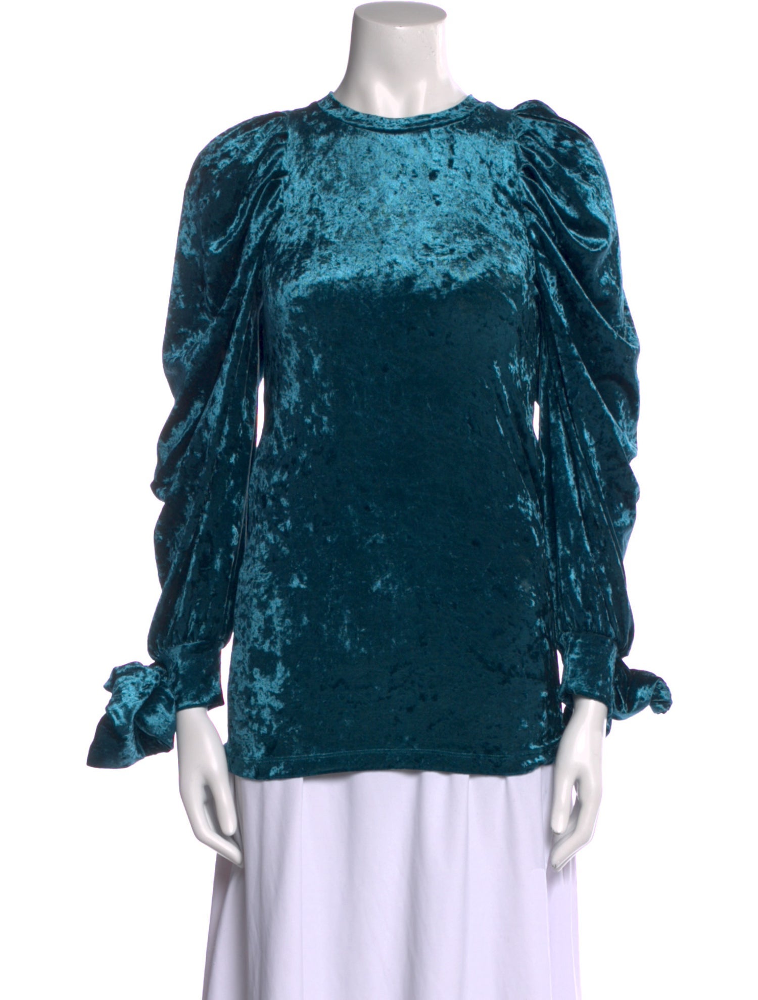 MummyMoon Crew Neck Long Sleeve Blouse