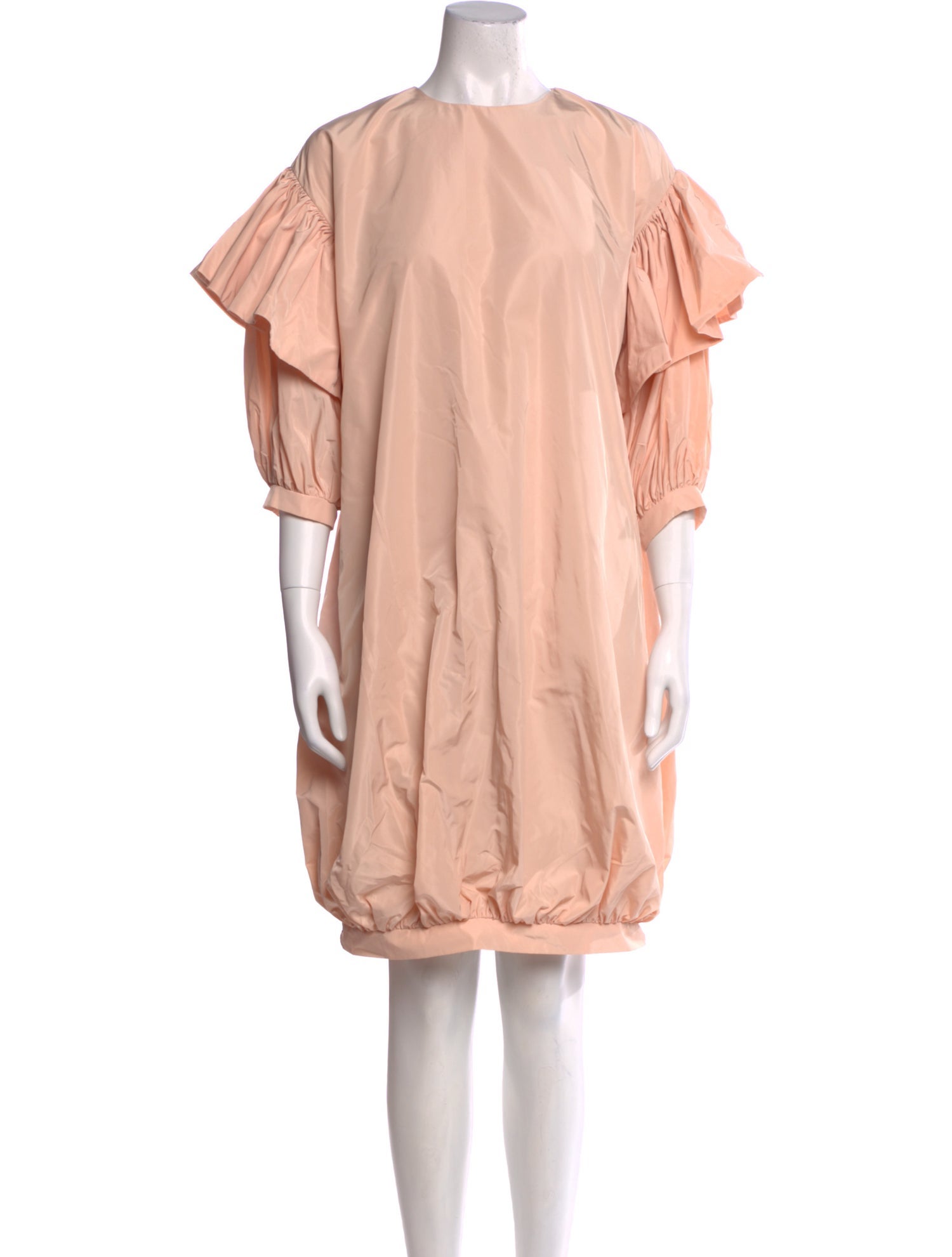 MummyMoon Crew Neck Knee-Length Dress