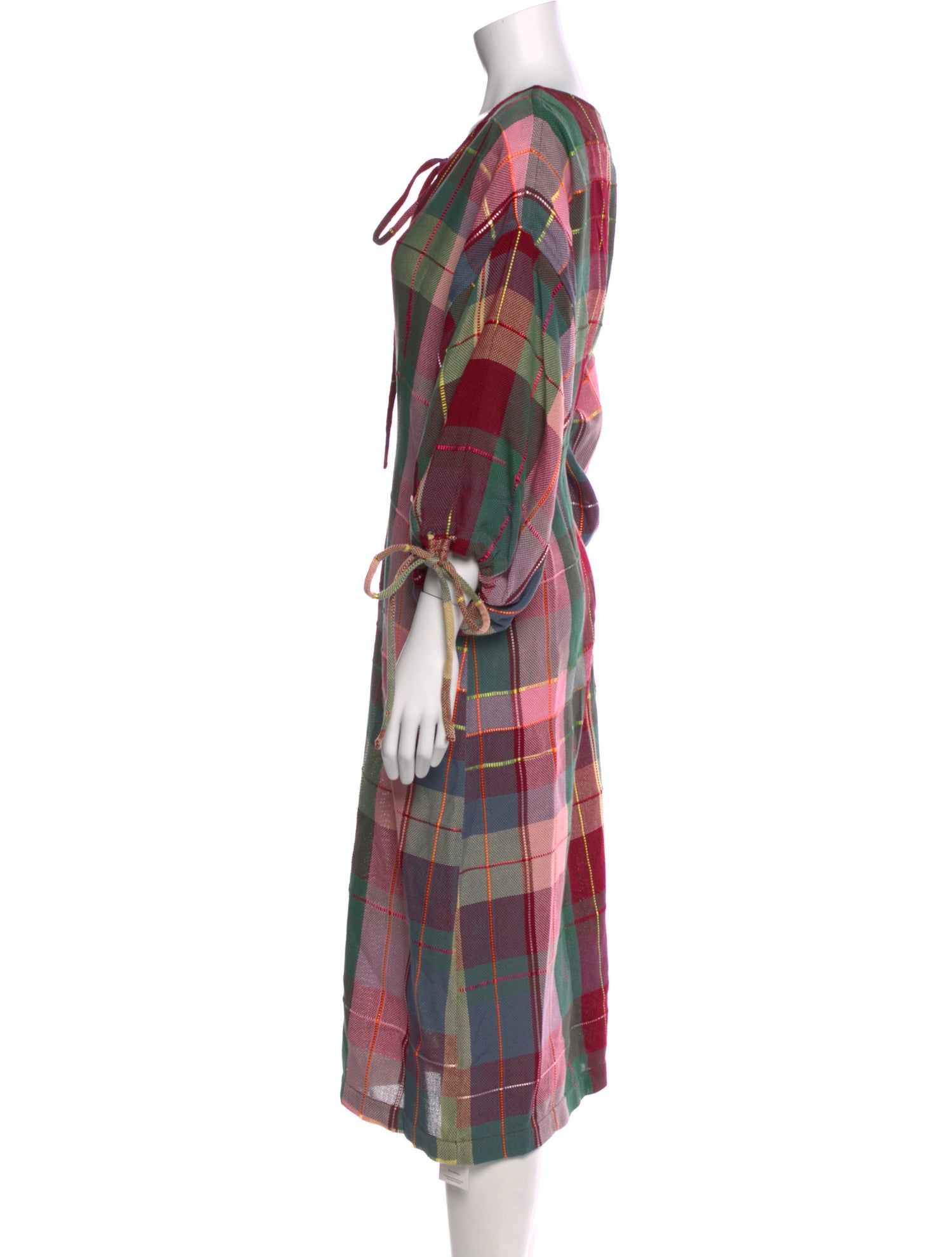 MOZH MOZH Plaid Print Midi Length Dress w/ Tags