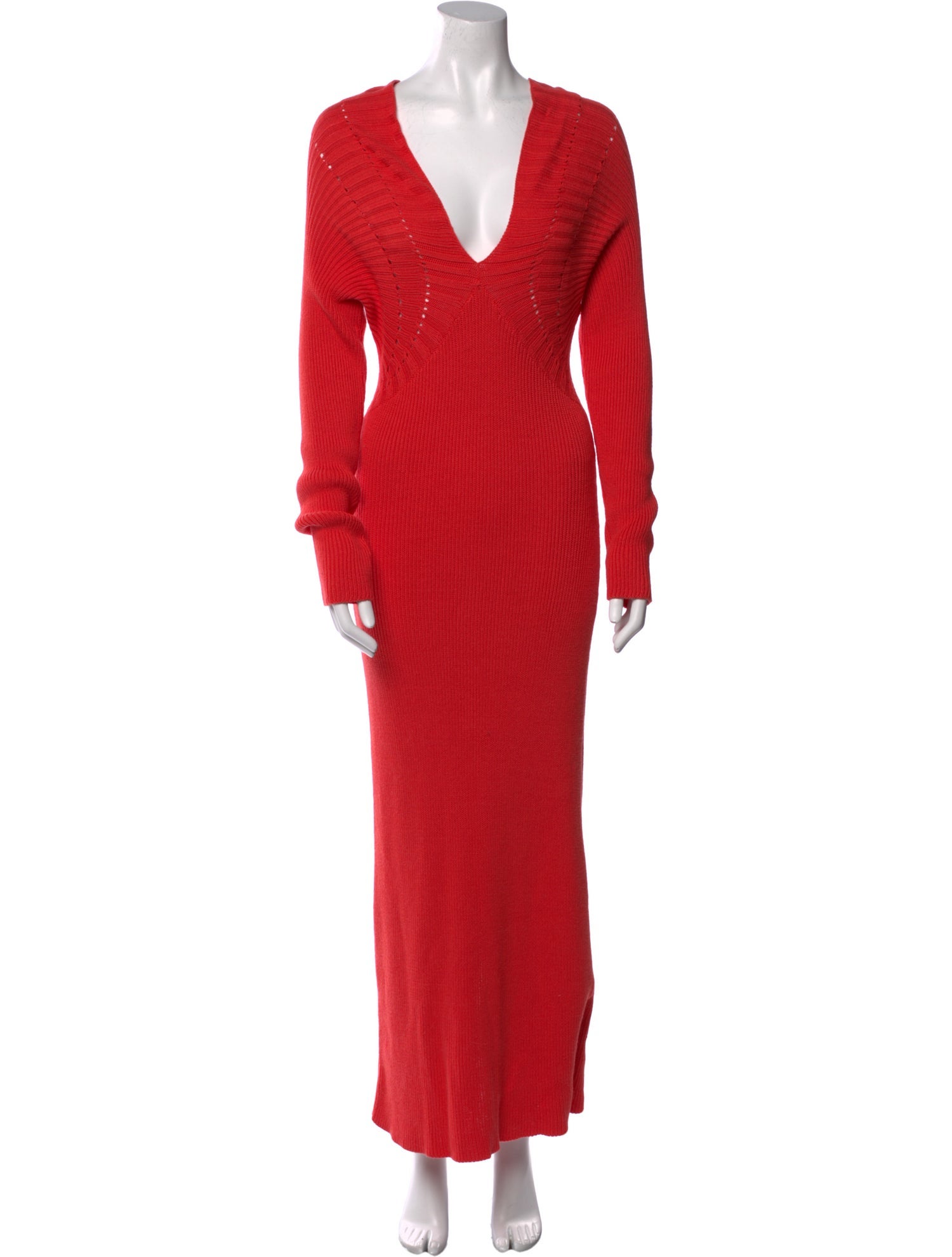 MOZH MOZH V-Neck Long Dress