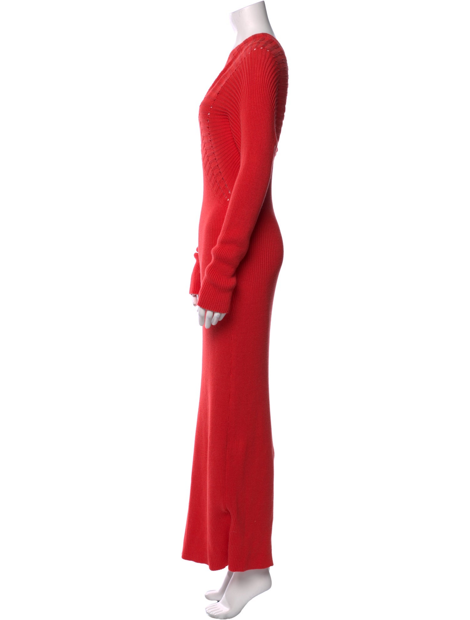 MOZH MOZH V-Neck Long Dress