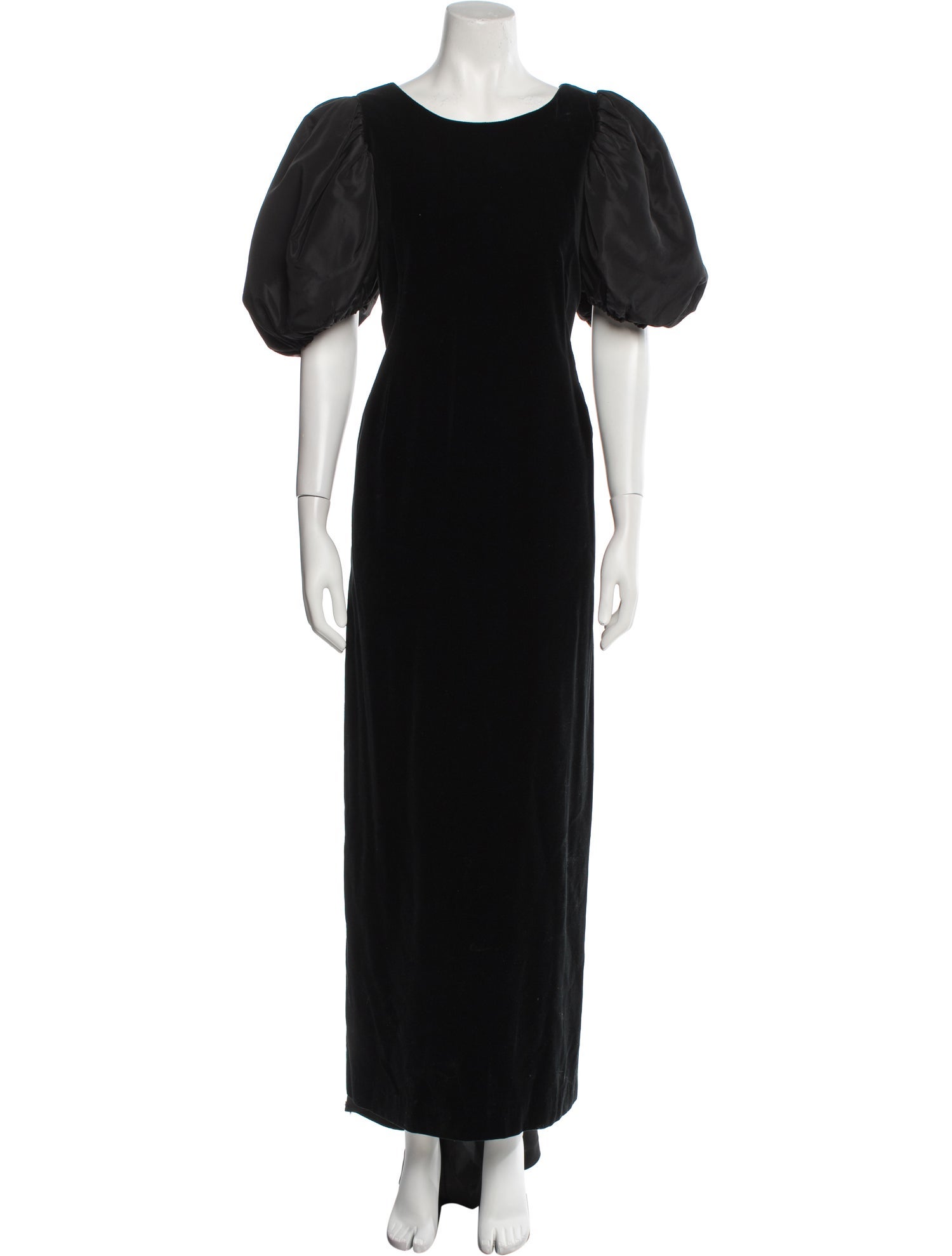 Morton Myles Scoop Neck Long Dress