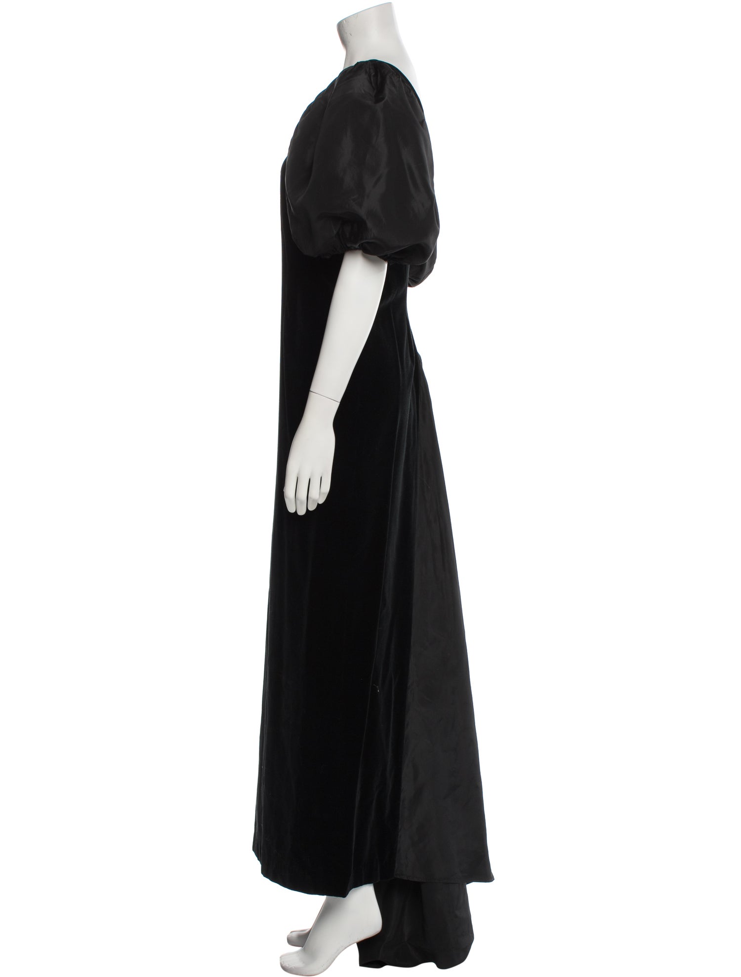 Morton Myles Scoop Neck Long Dress