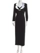 Morton Myles V-Neck Long Dress