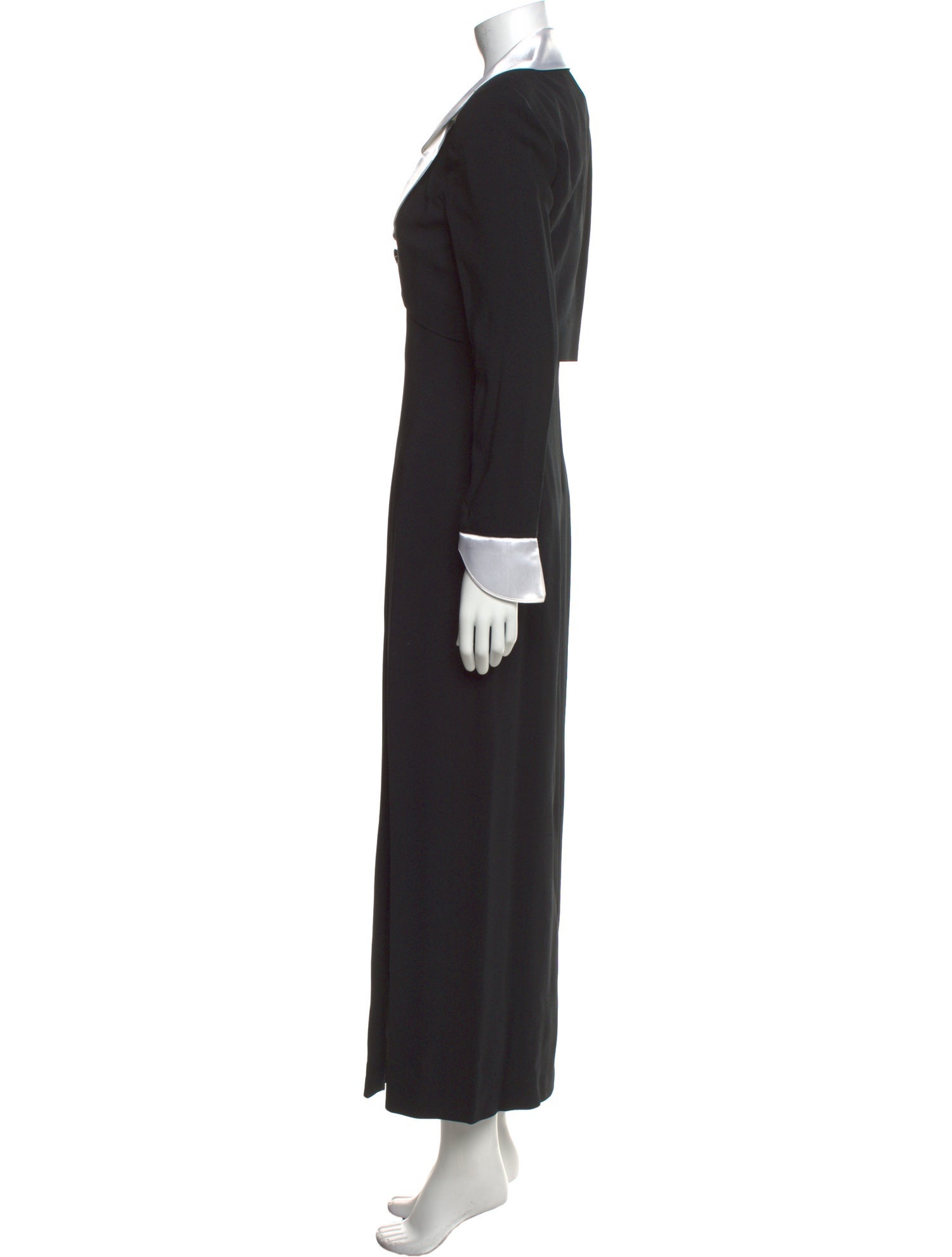 Morton Myles V-Neck Long Dress