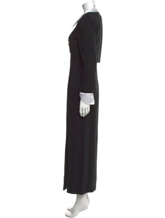 Morton Myles V-Neck Long Dress