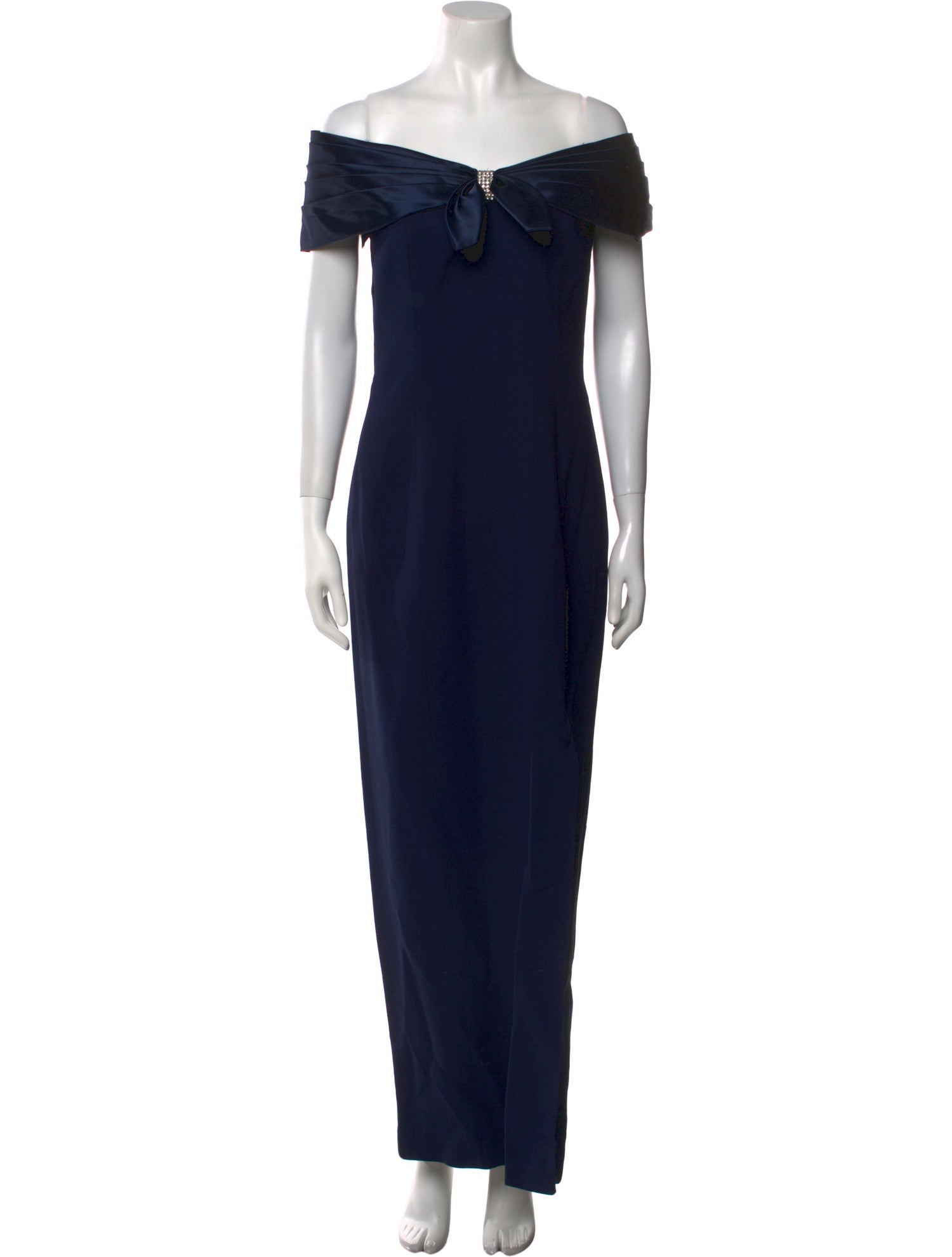 Morton Myles Off-The-Shoulder Long Dress