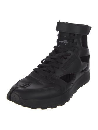 Maison Margiela x Reebok Leather Cutout Accent Sneakers
