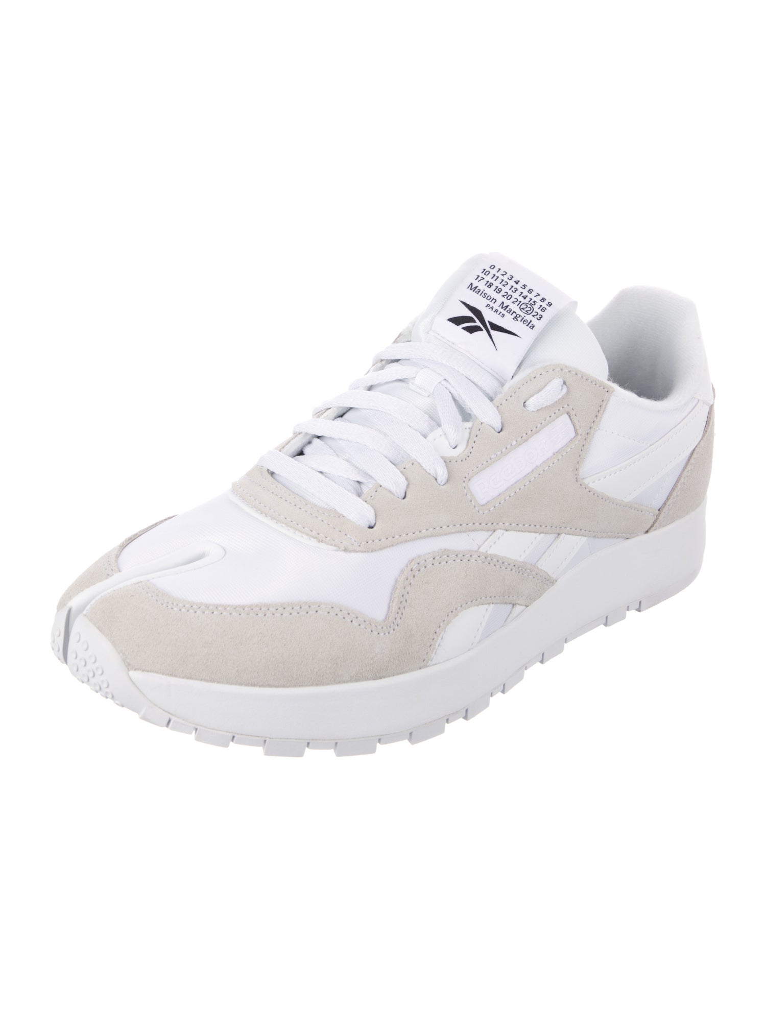 Maison Margiela x Reebok Suede Leather Trim Embellishment Sneakers