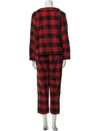 Maison Modulare Plaid Print Pant Set