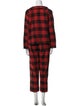 Maison Modulare Plaid Print Pant Set