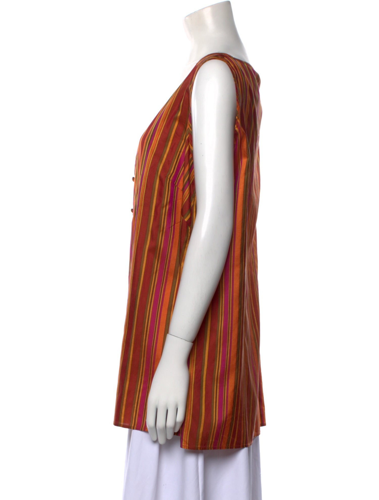 Marina Sport Silk Striped Tunic