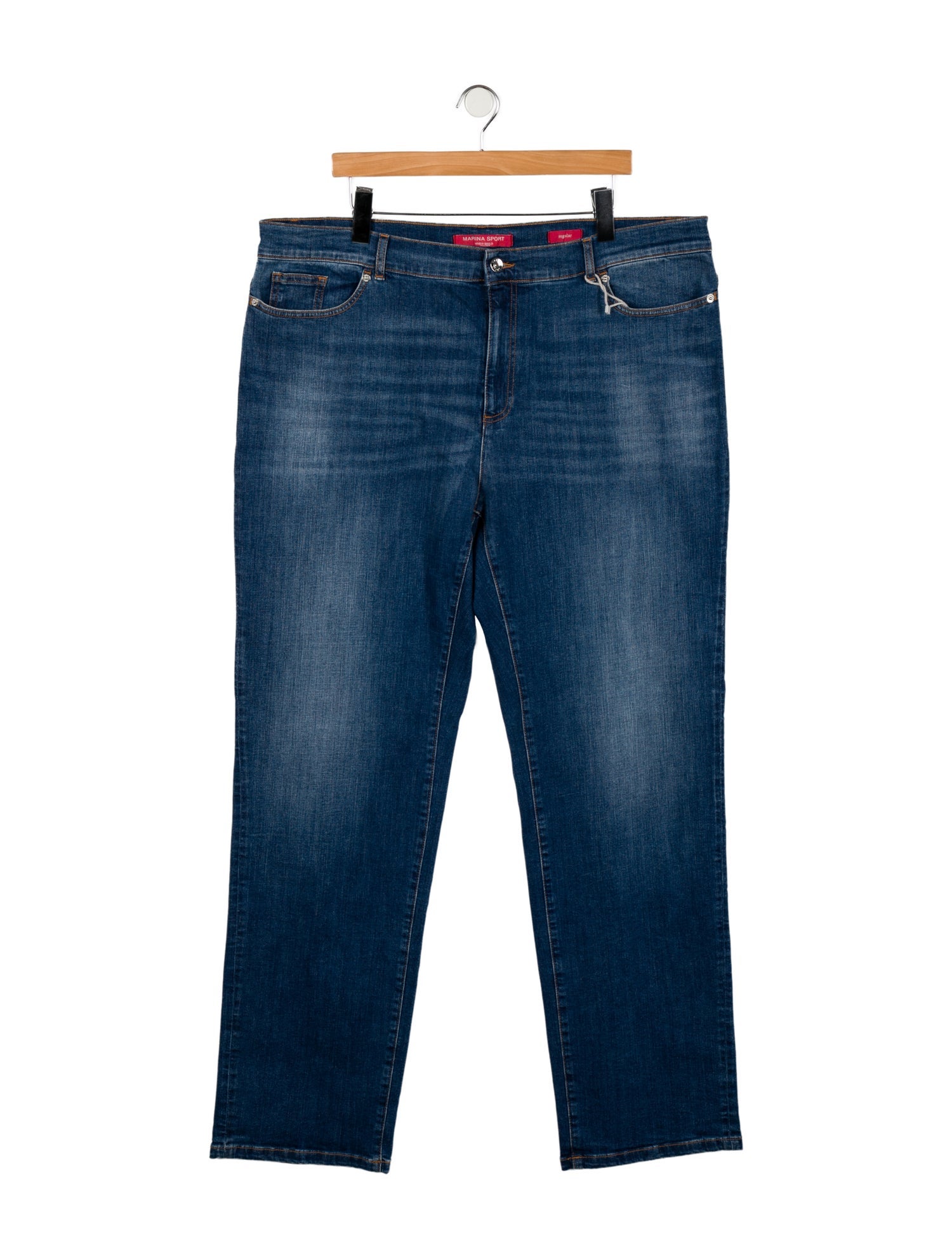 Marina Sport Mid-Rise Wide Leg Jeans w/ Tags