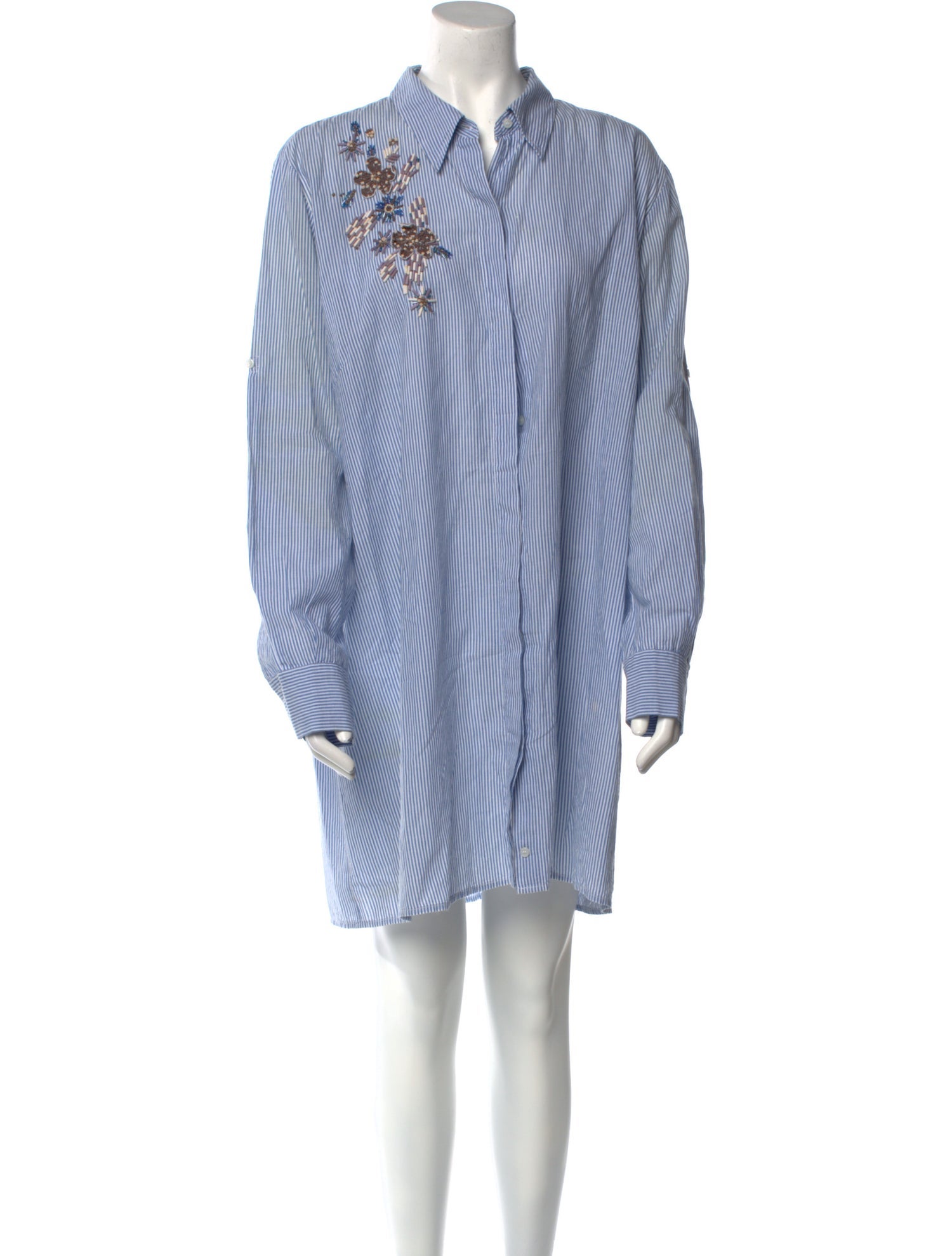 Marina Sport Striped Mini Dress