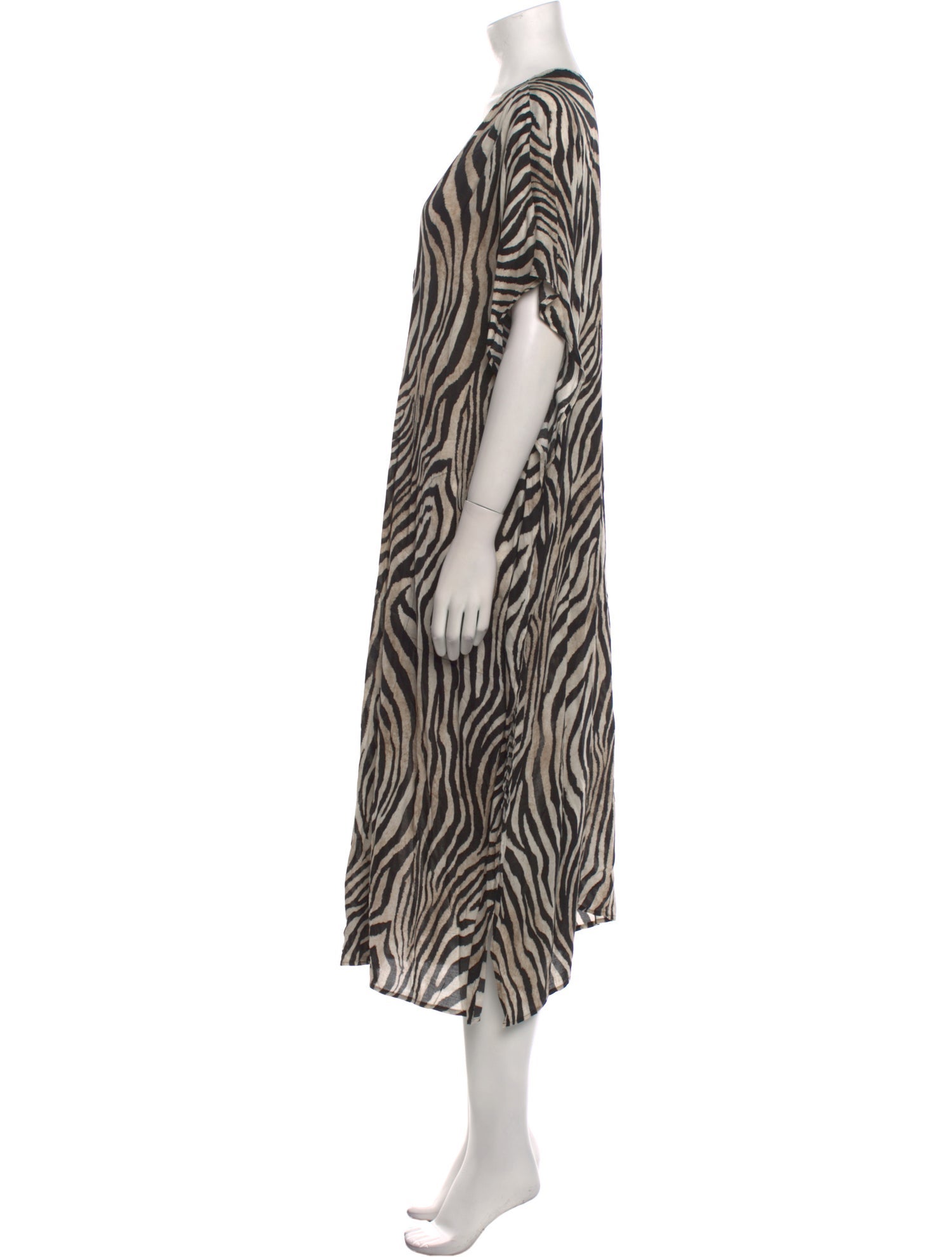 Marina Sport Animal Print Midi Length Dress