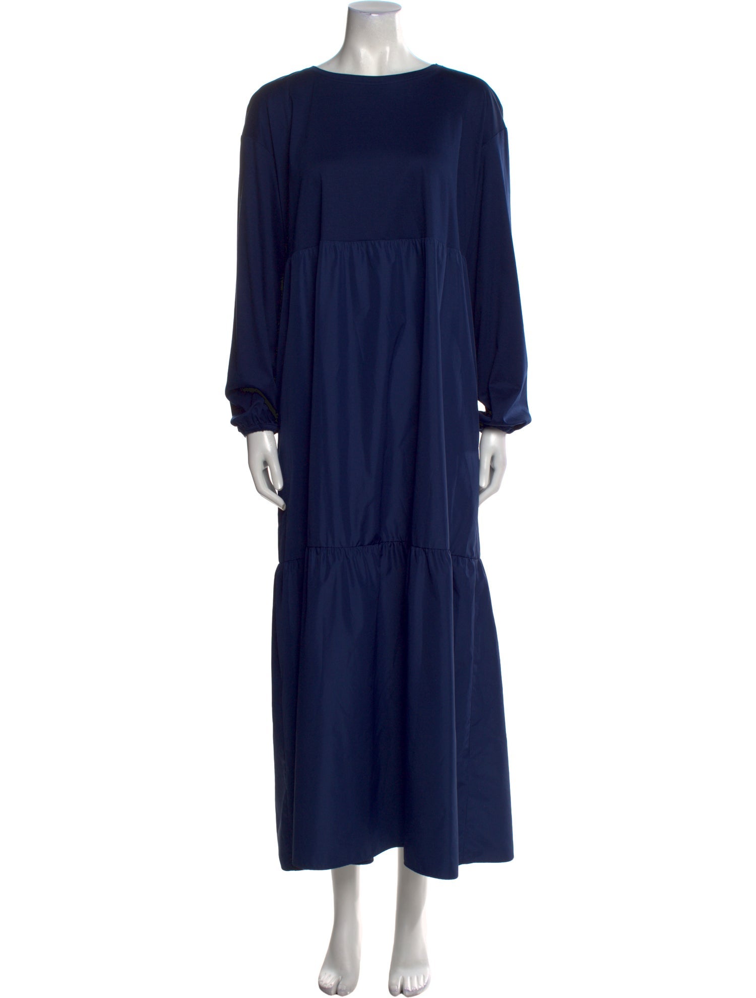 Marina Sport Bateau Neckline Long Dress