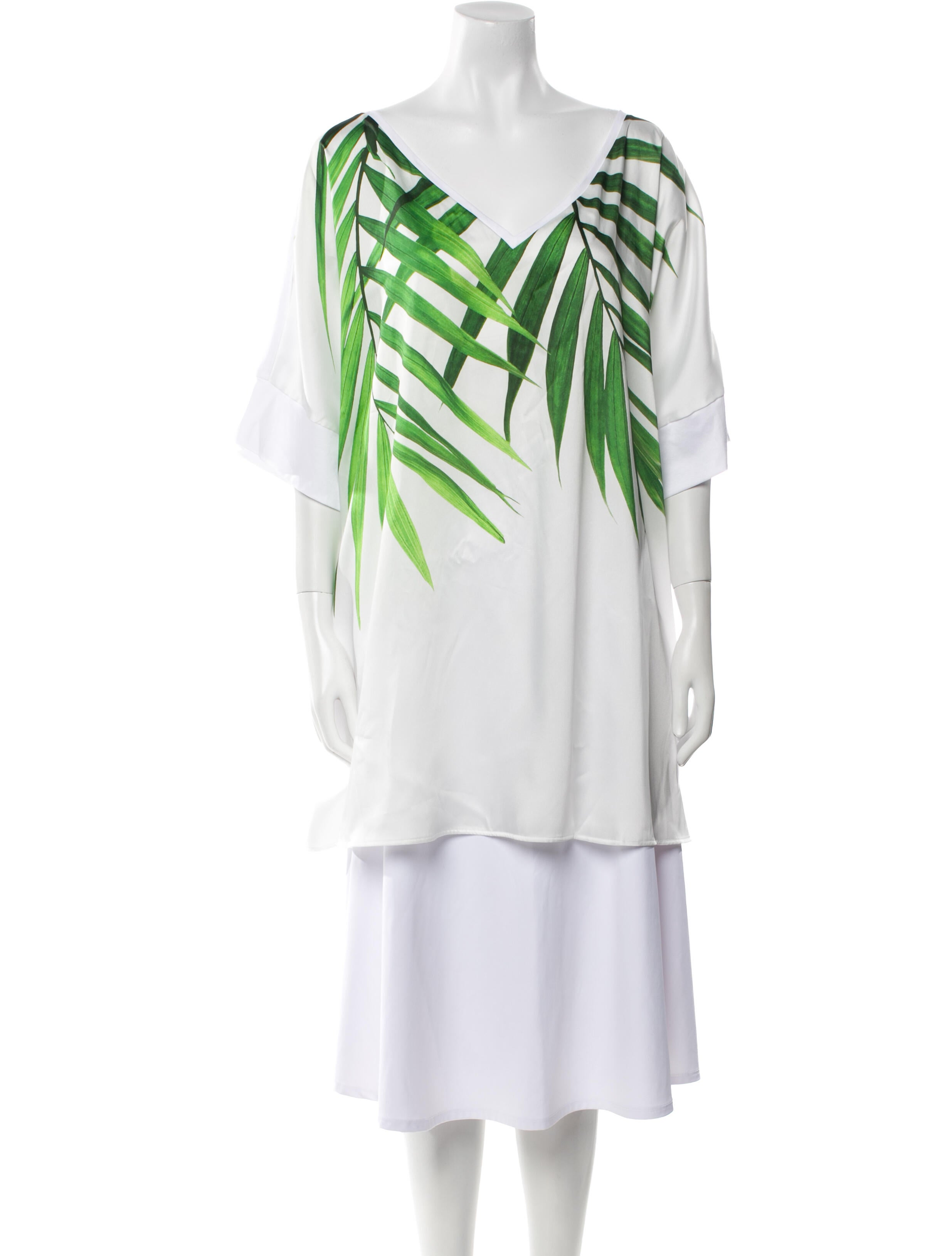 Marina Sport Printed V-Neck Tunic w/ Tags