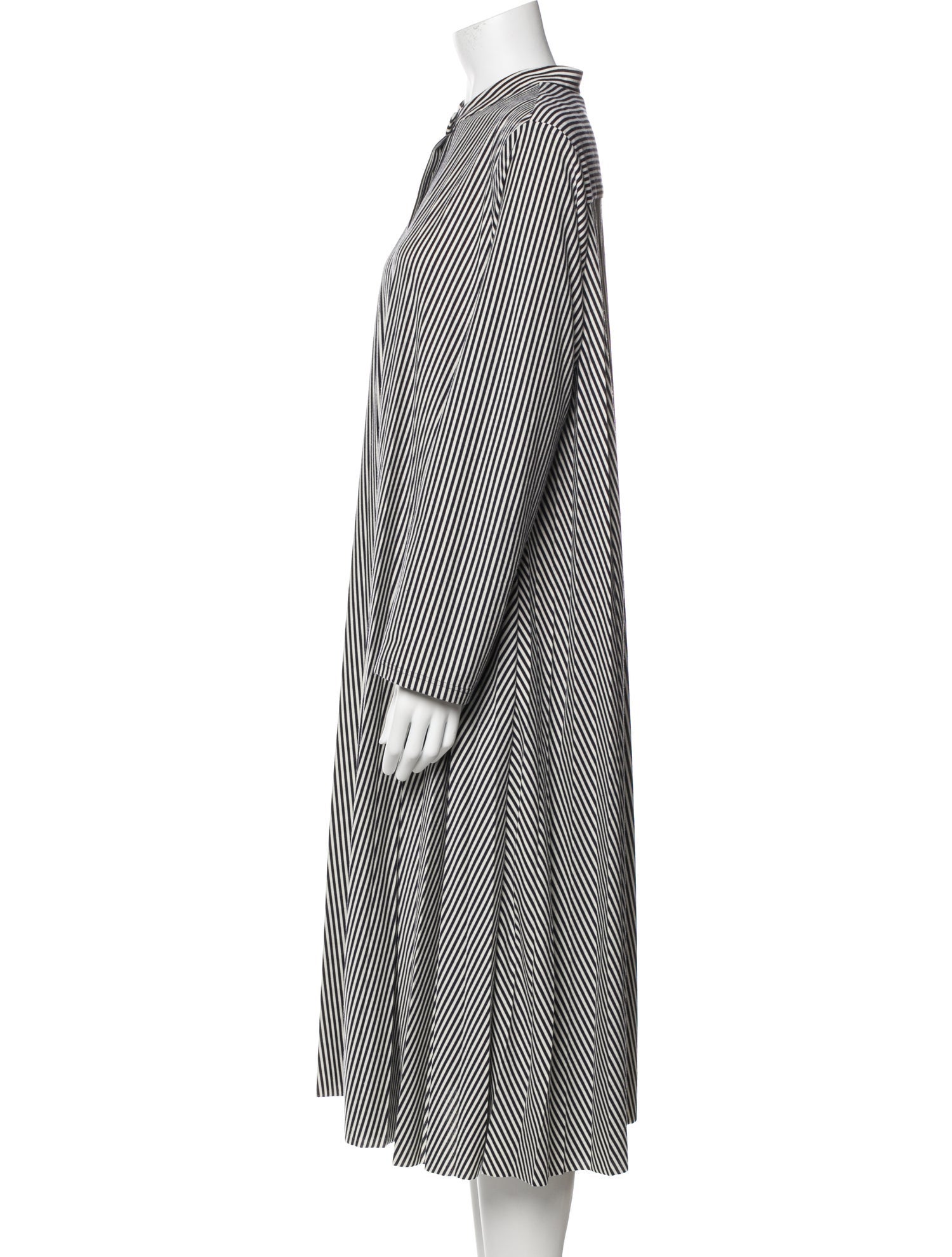 Marina Sport Striped Midi Length Dress