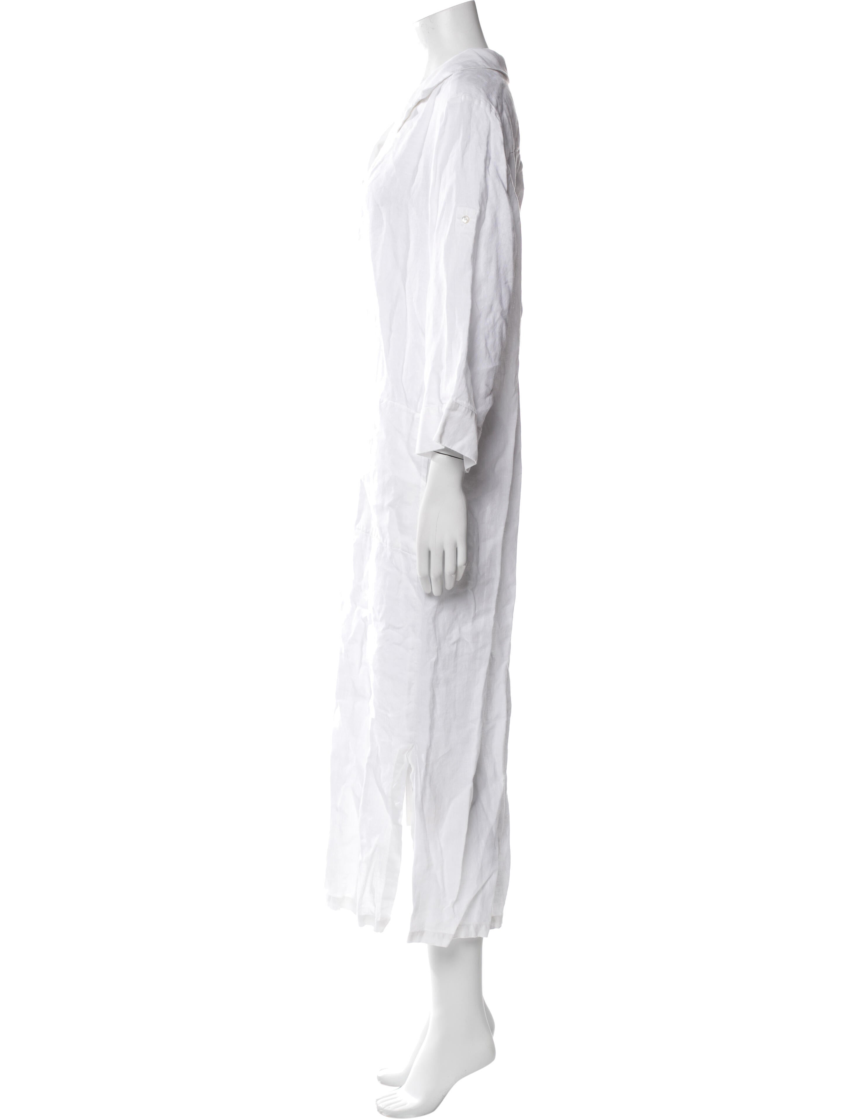 Marina Sport Linen Midi Length Dress