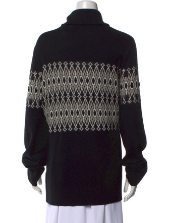 Marina Sport Striped Mock Neck Sweater