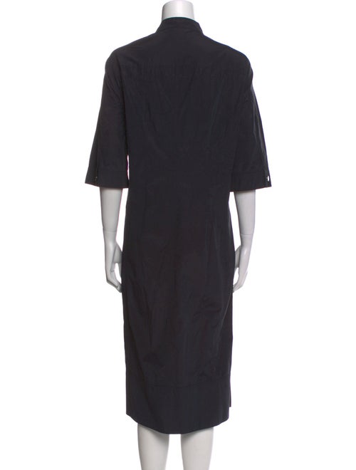 Marina Sport Mock Neck Midi Length Dress