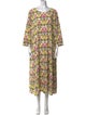 Marina Sport Floral Print Long Dress