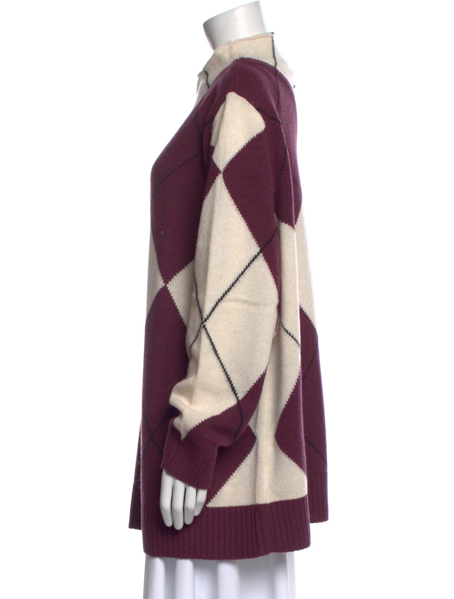 Marina Sport Virgin Wool Printed Sweater