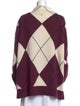 Marina Sport Virgin Wool Printed Sweater