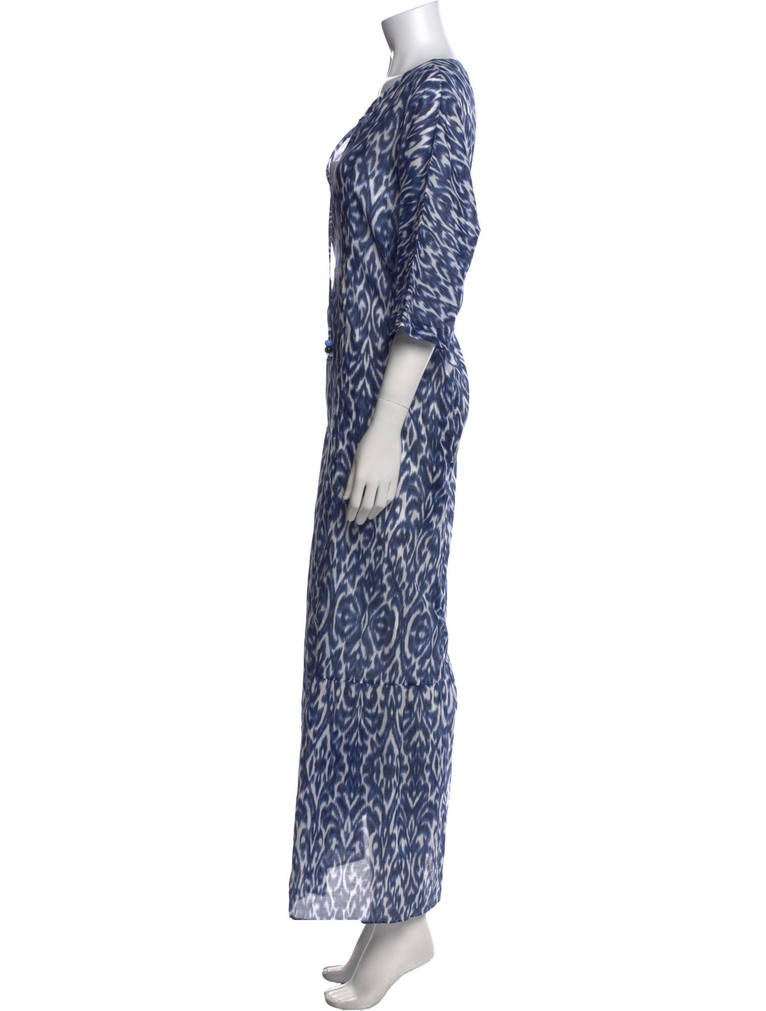 Marina Sport Printed Long Dress w/ Tags