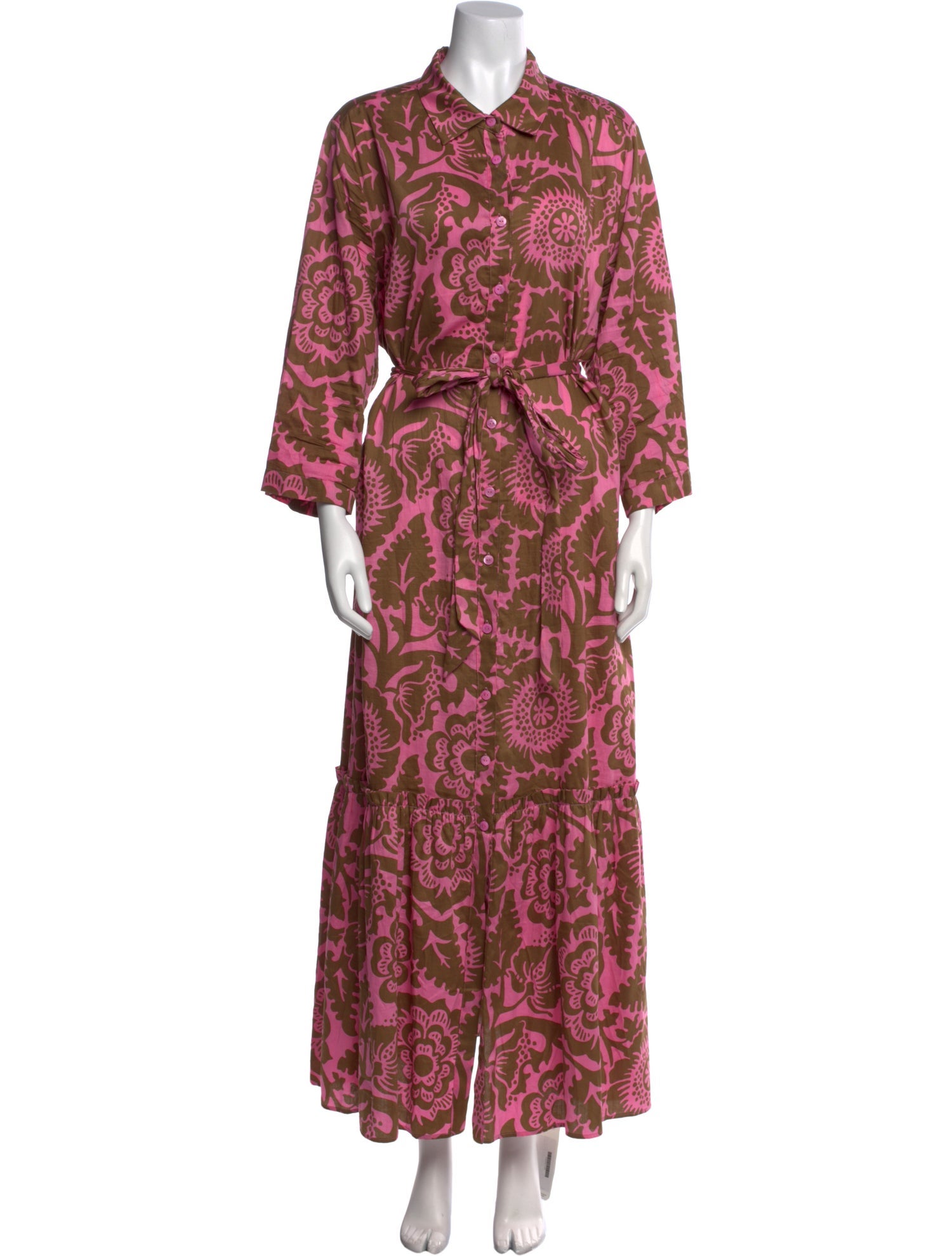 Marina Sport Floral Print Long Dress