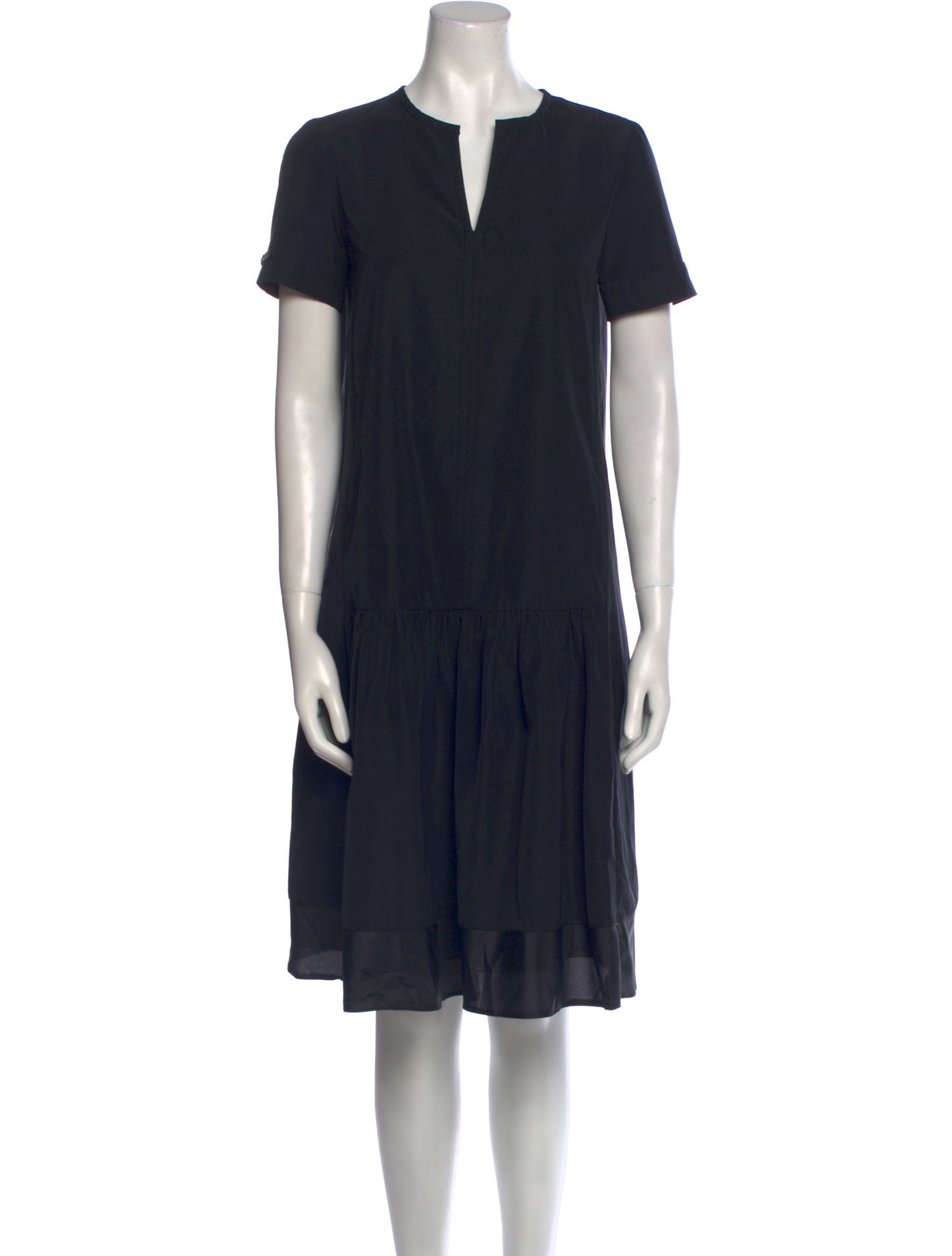 Max Mara Studio V-Neck Knee-Length Dress