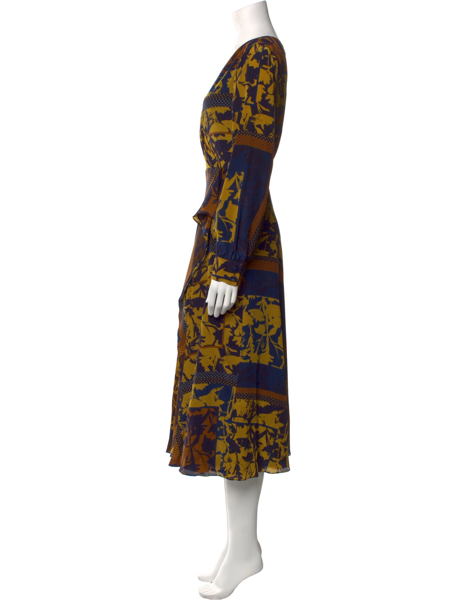 Max Mara Studio Silk Long Dress