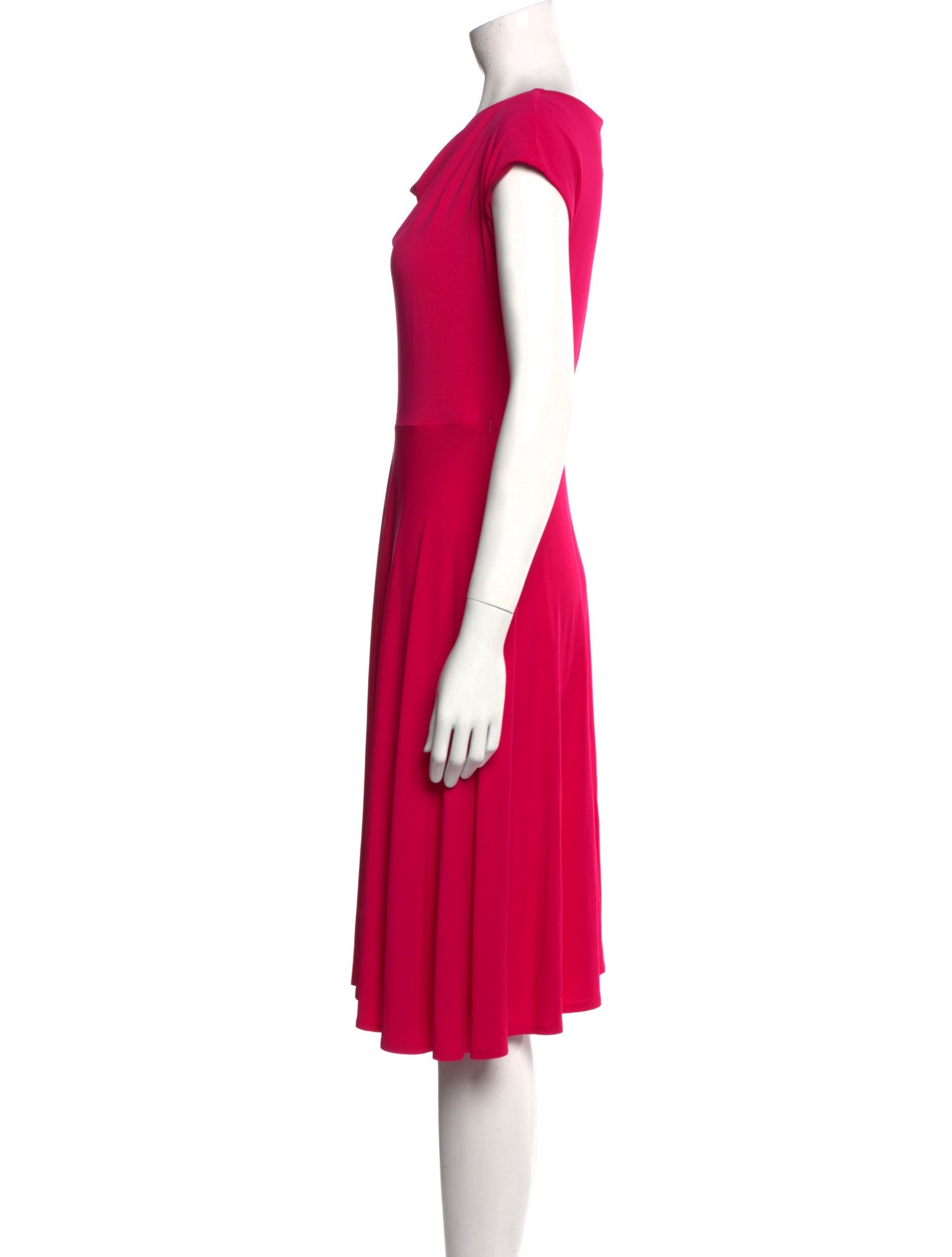 Max Mara Studio Cowl Neck Mini Dress