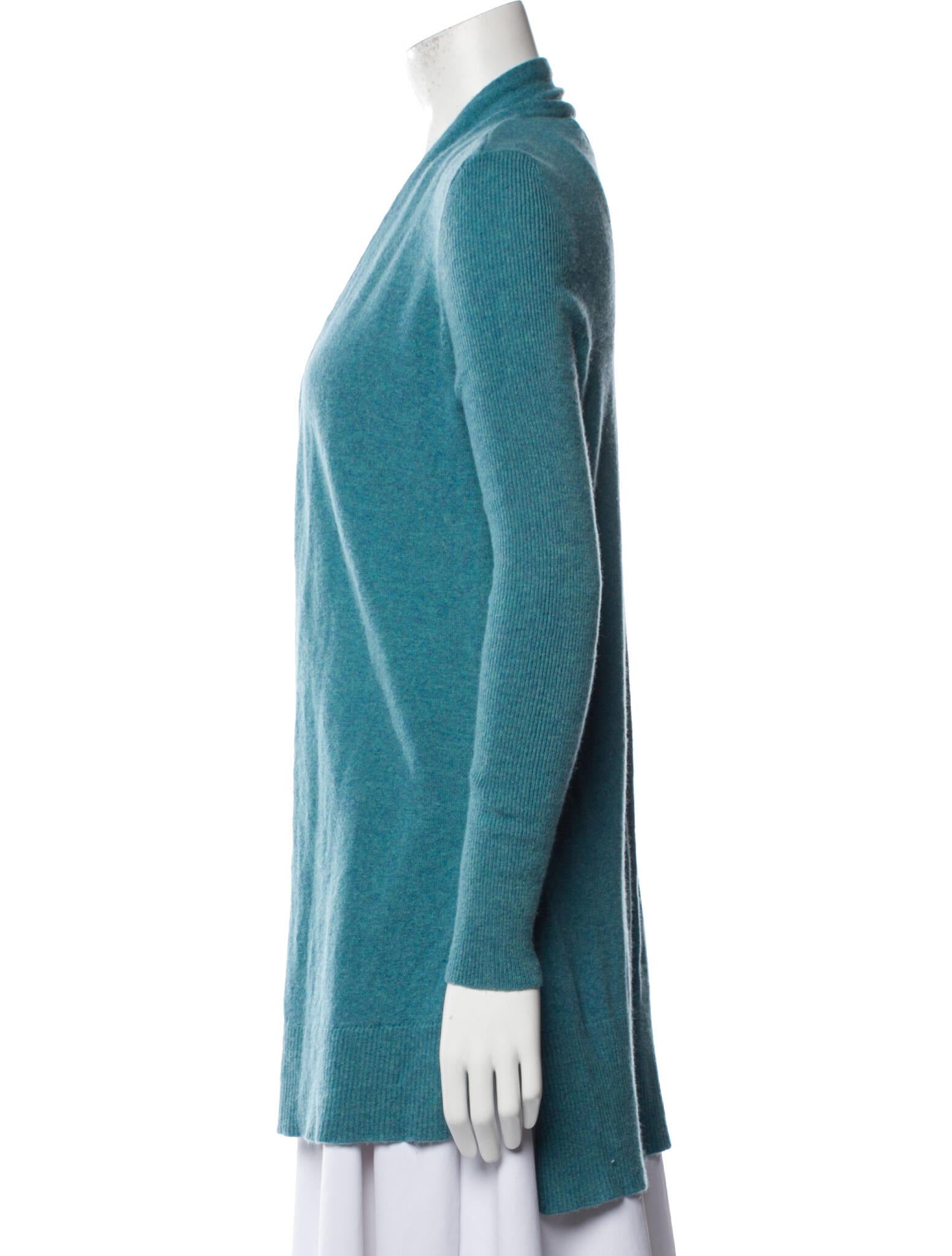 Max Studio Cashmere Open Front Sweater