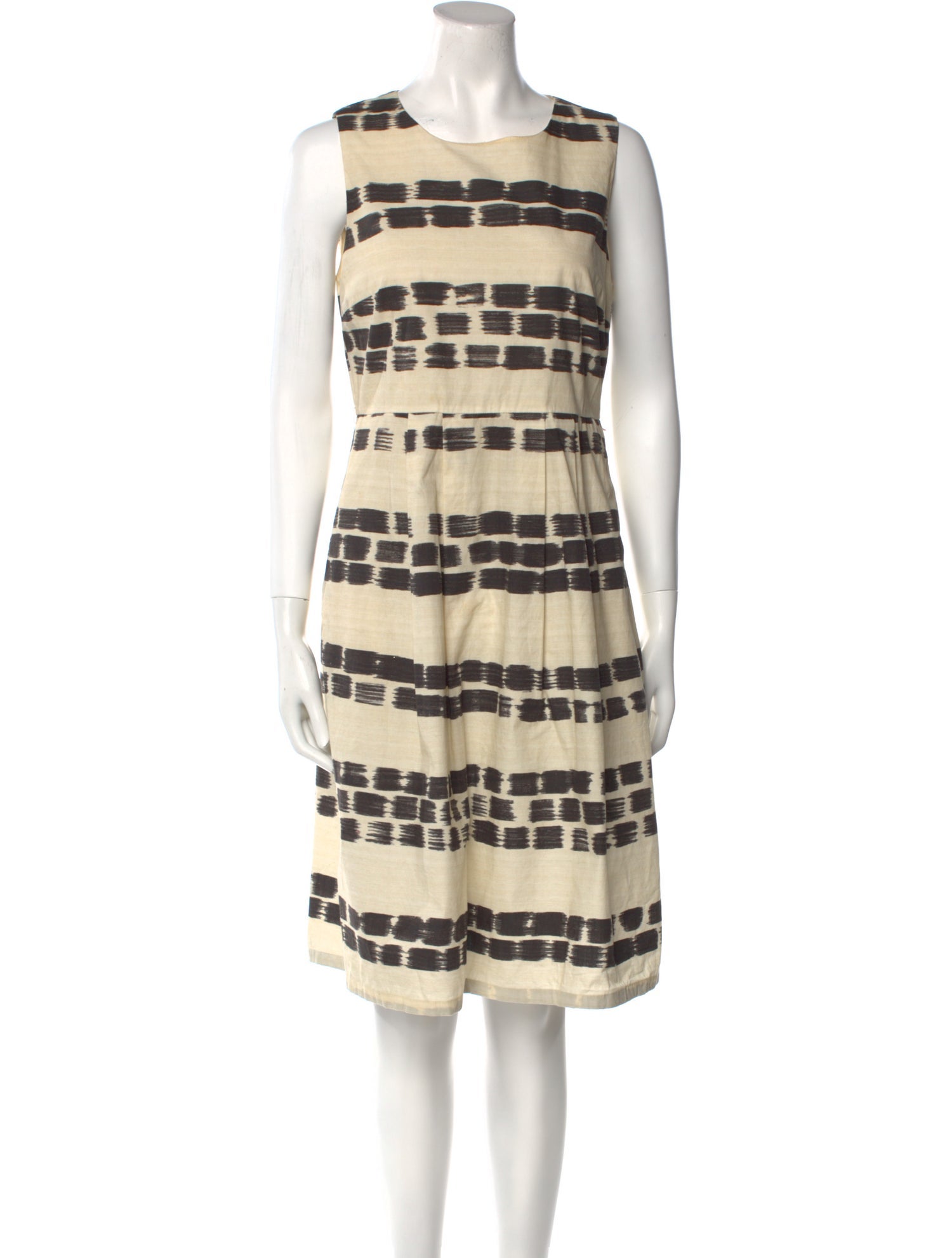 Max Mara Studio Striped Knee-Length Dress