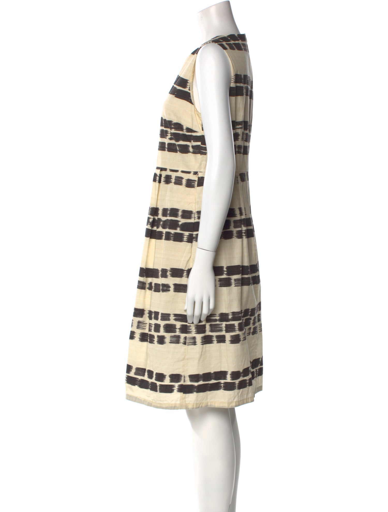 Max Mara Studio Striped Knee-Length Dress