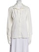 Max Mara Studio V-Neck Long Sleeve Blouse
