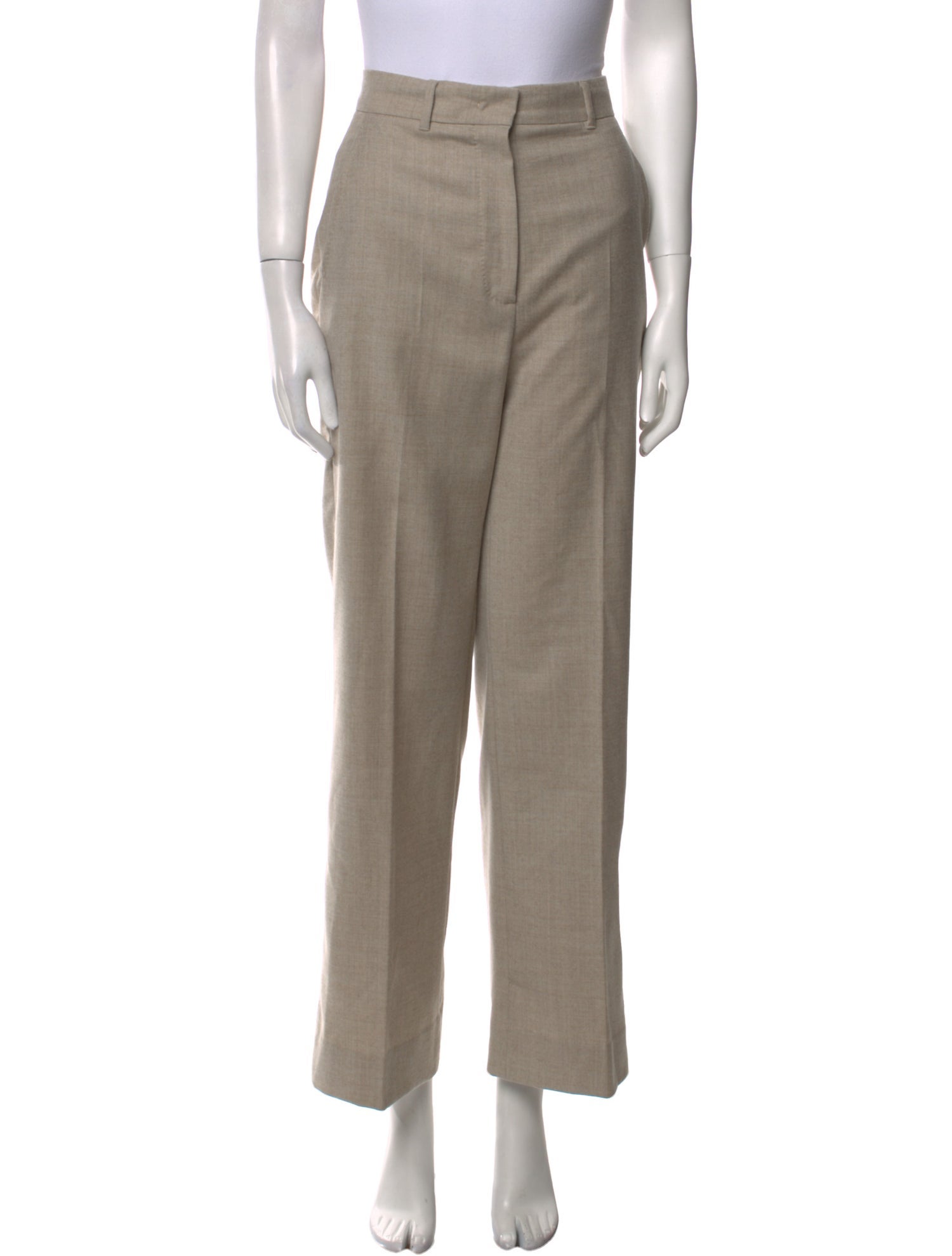 Max Mara Studio Virgin Wool Wide Leg Pants