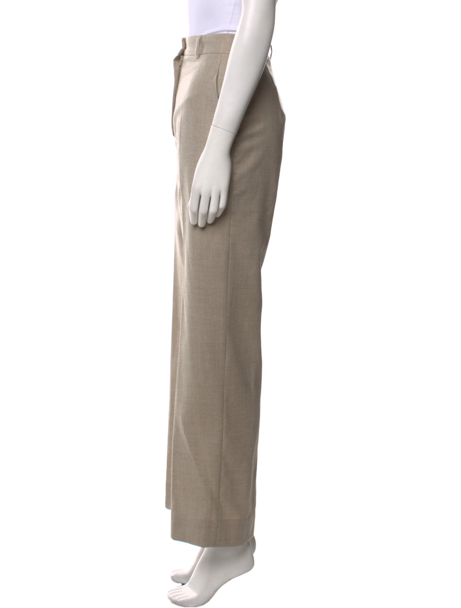 Max Mara Studio Virgin Wool Wide Leg Pants