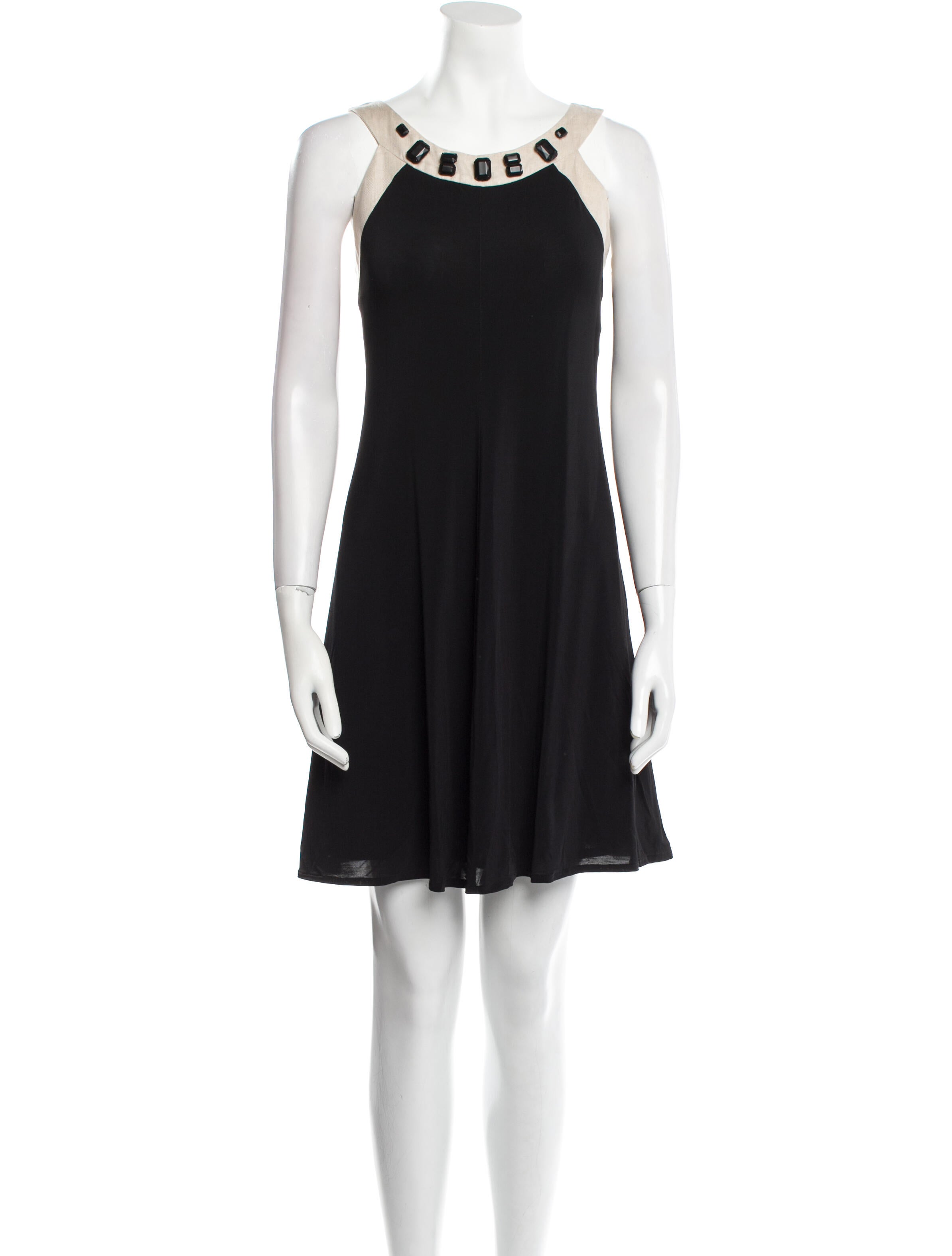 Max Mara Studio Scoop Neck Mini Dress