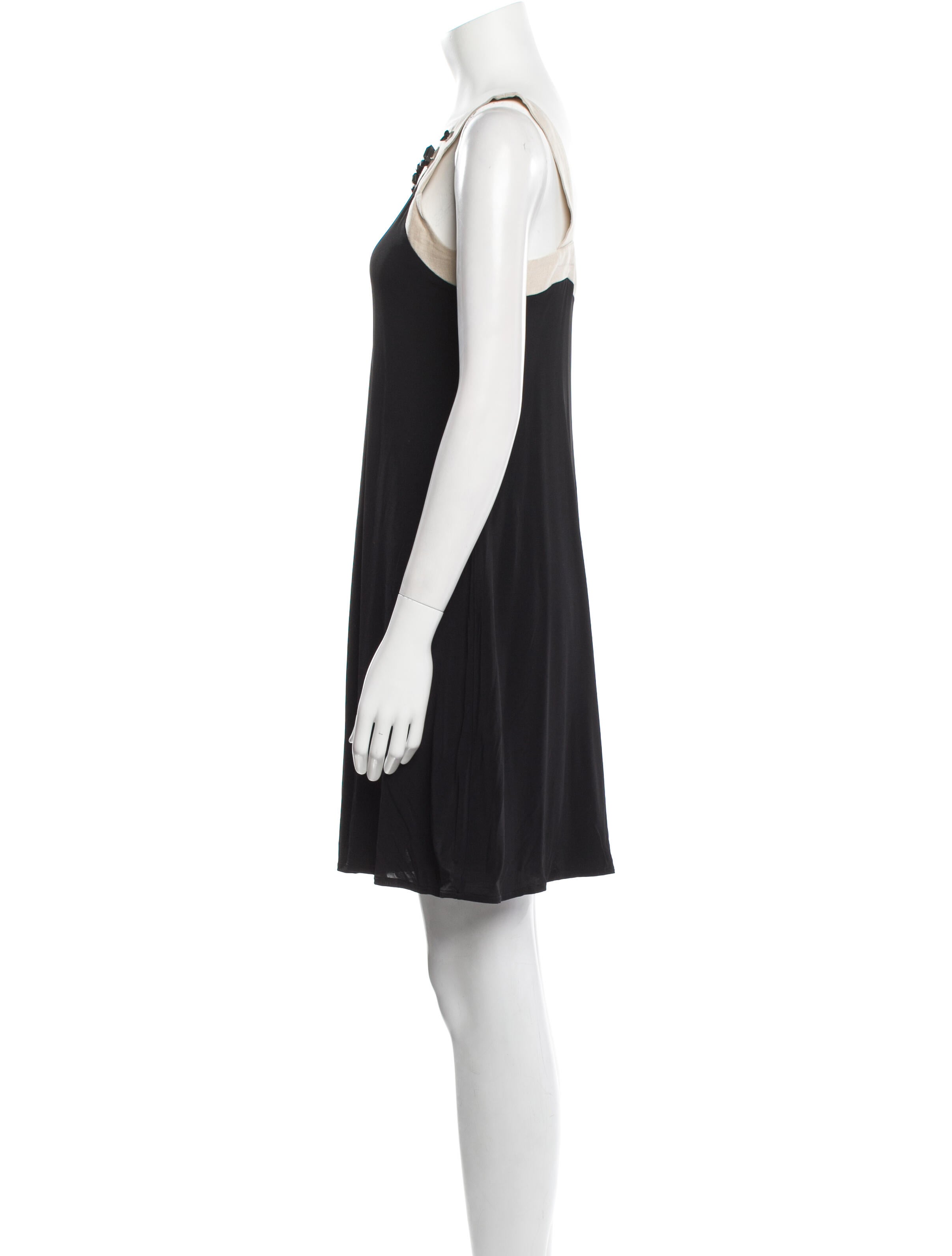 Max Mara Studio Scoop Neck Mini Dress