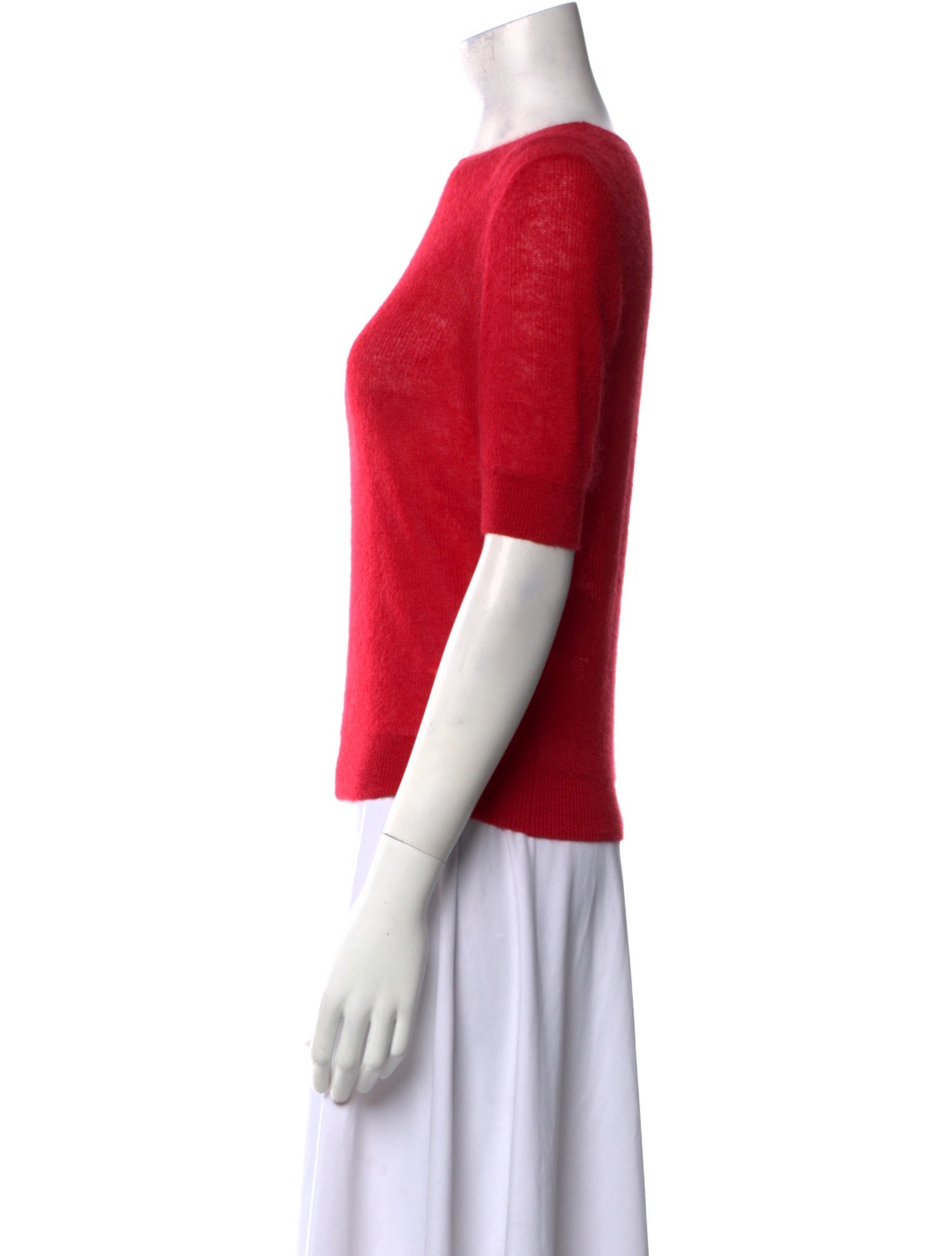 Max Mara Studio Crew Neck Short Sleeve Top