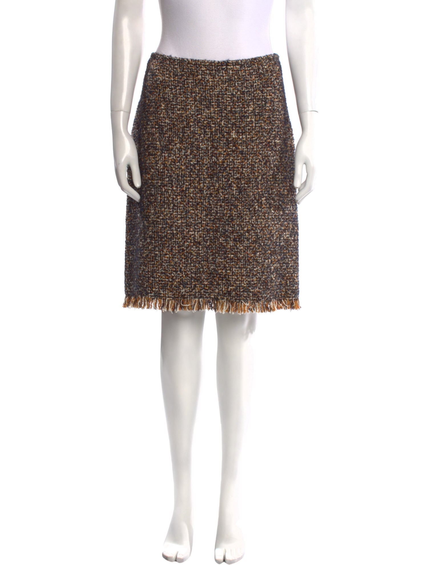 Max Mara Studio Floral Print Knee-Length Skirt w/ Tags