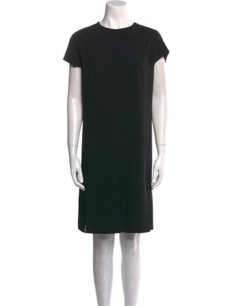 Max Mara Studio Crew Neck Knee-Length Dress