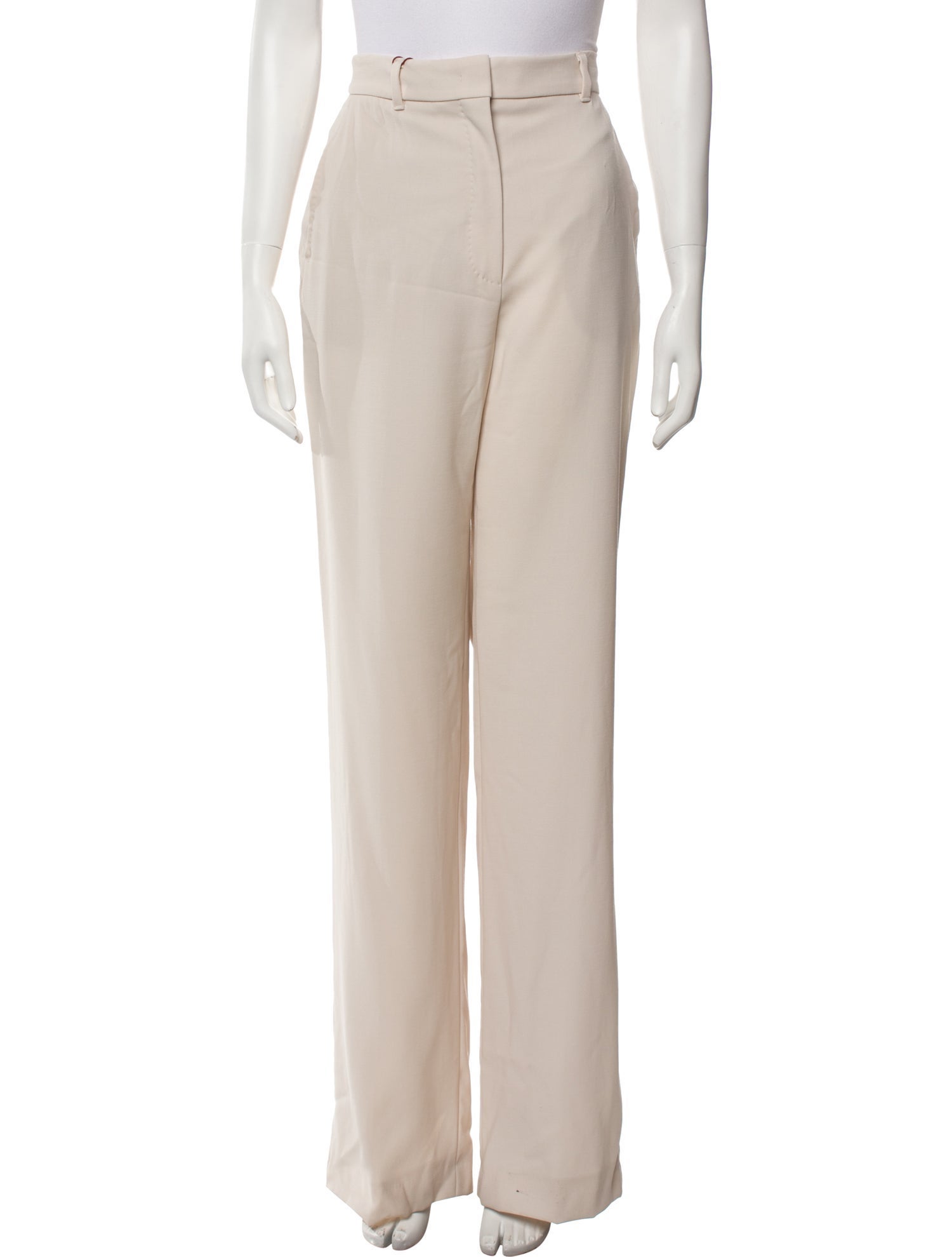 Max Mara Studio Virgin Wool Wide Leg Pants