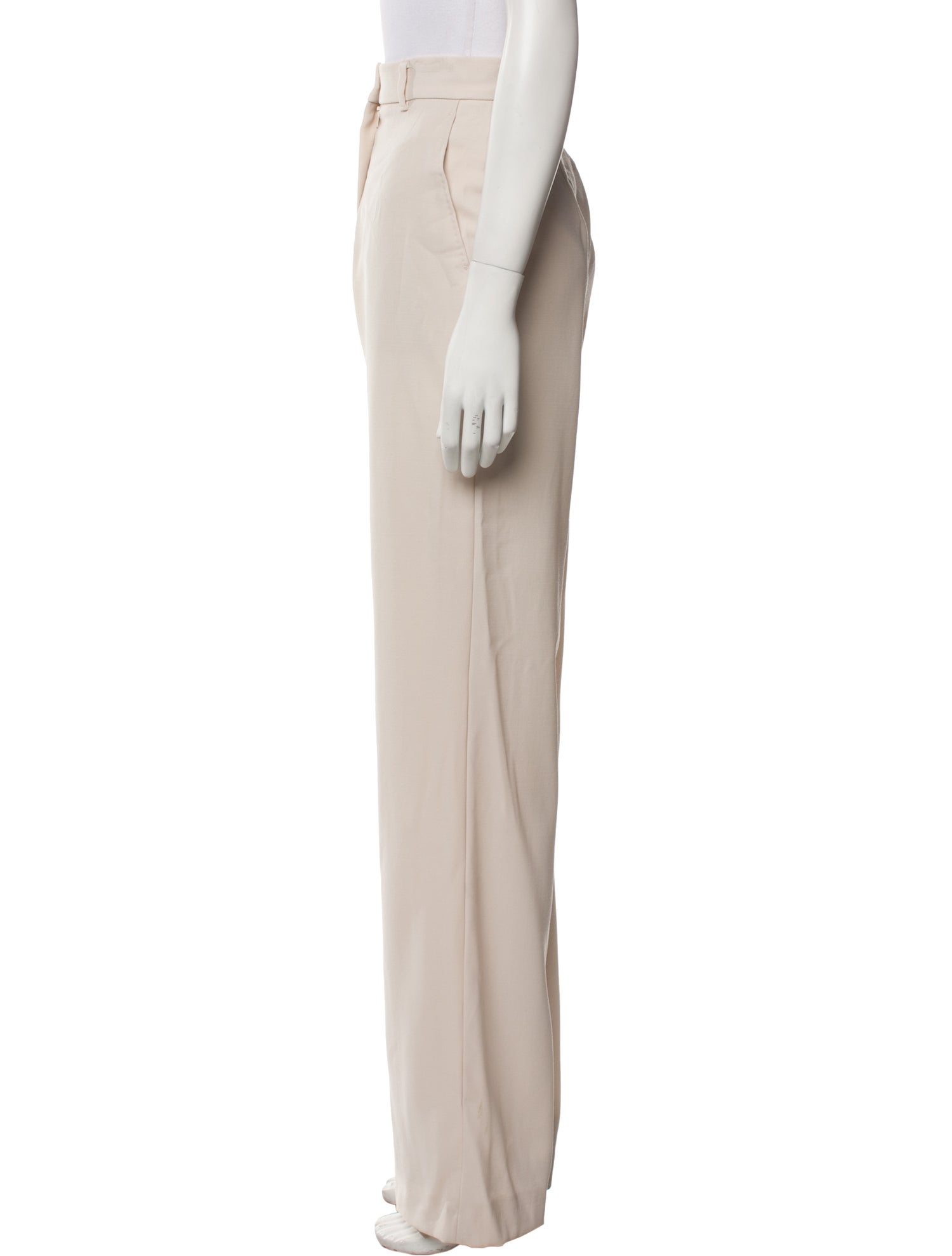 Max Mara Studio Virgin Wool Wide Leg Pants