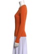 Max Mara Studio V-Neck Long Sleeve Top