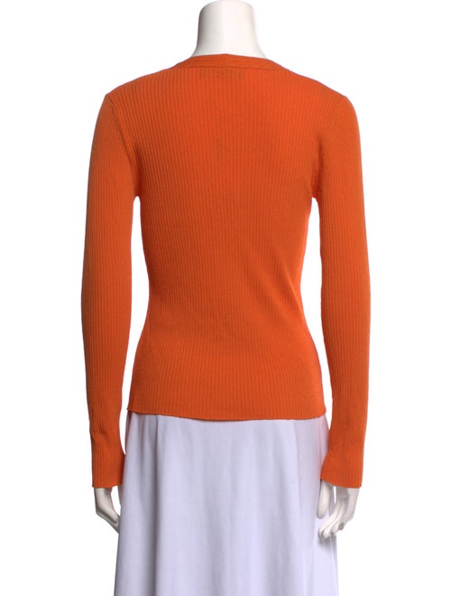 Max Mara Studio V-Neck Long Sleeve Top