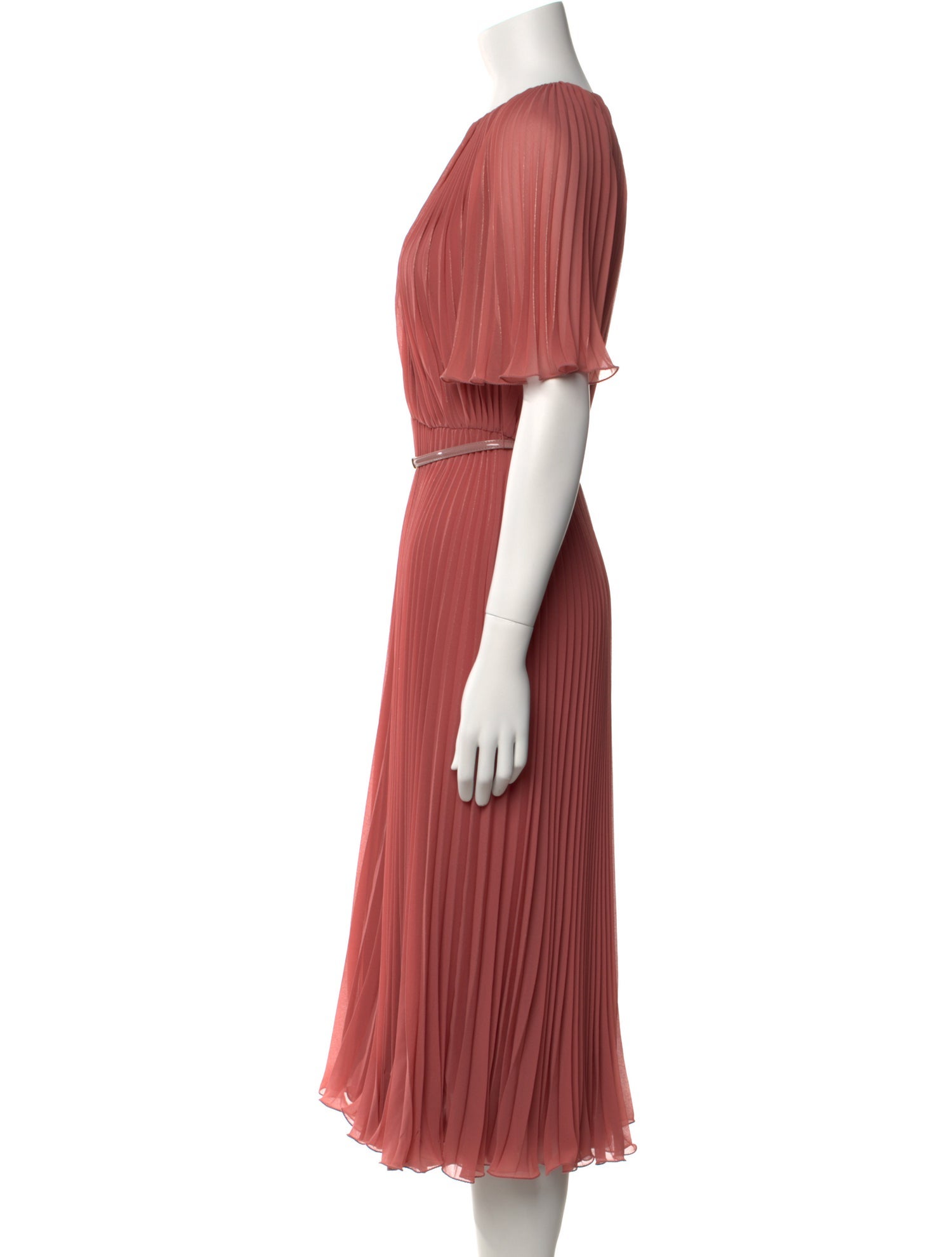 Max Mara Studio Crew Neck Midi Length Dress w/ Tags