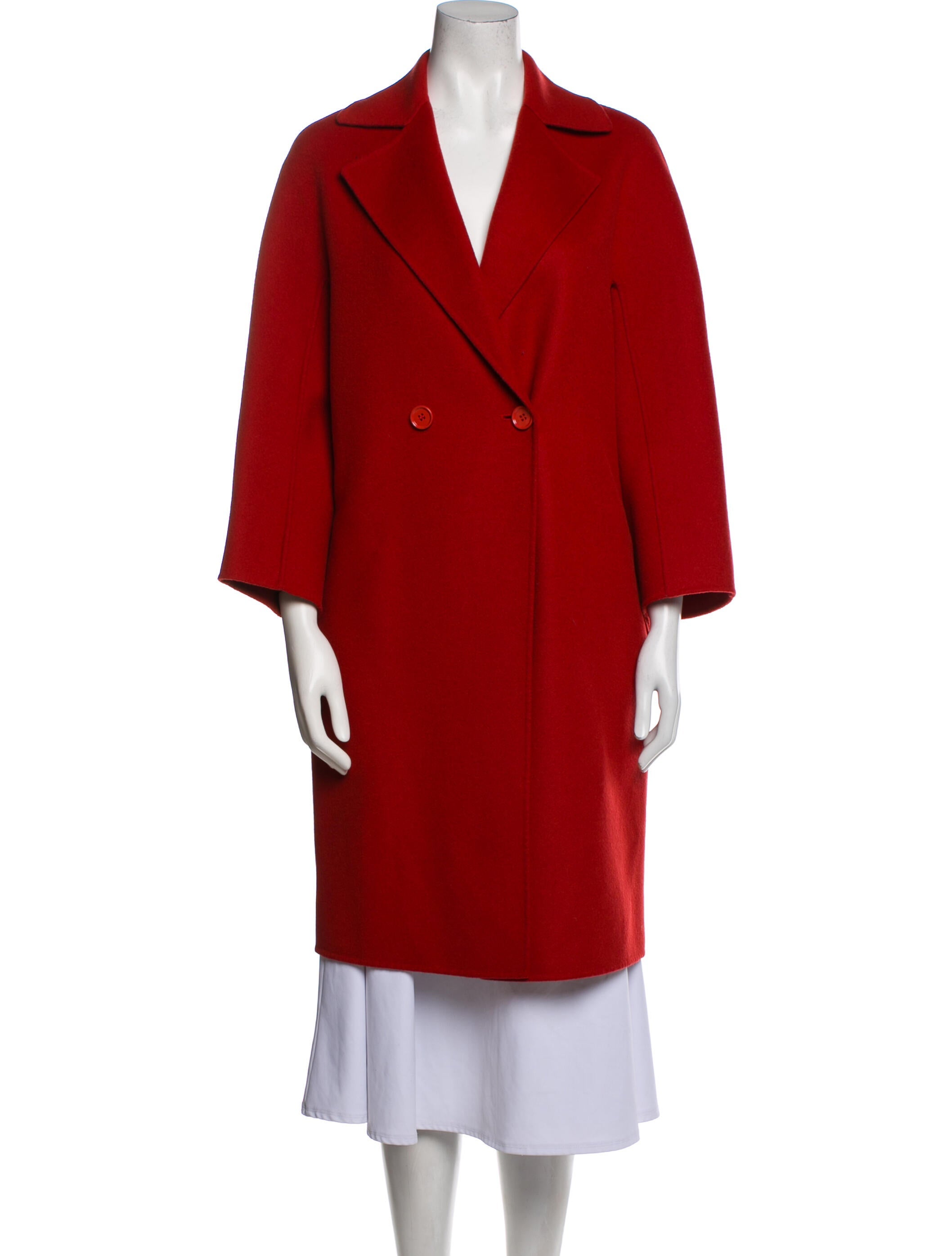 Max Mara Studio Virgin Wool Peacoat